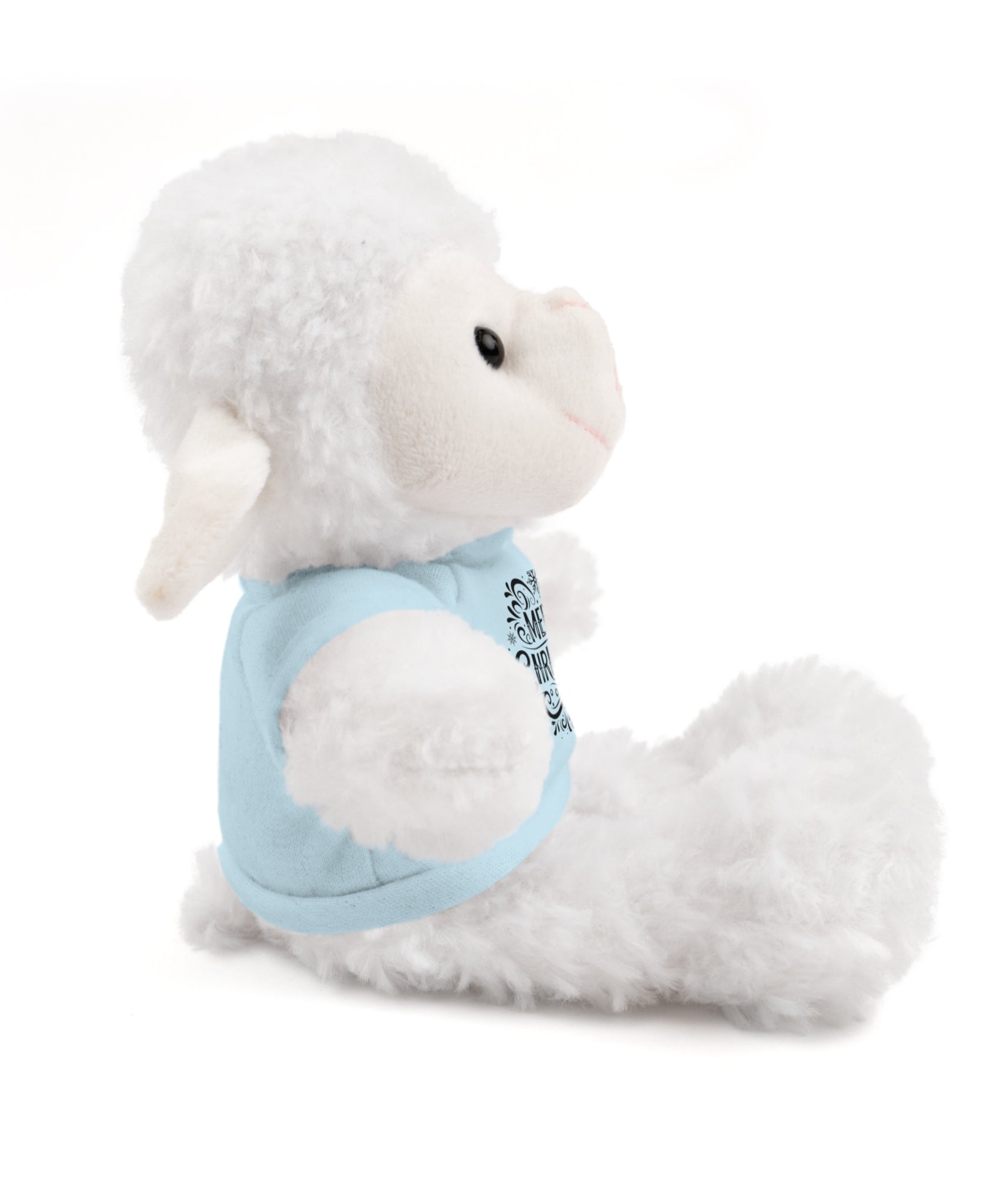 Festive Merry Christmas Stuffed Sheep | Gallory Hive