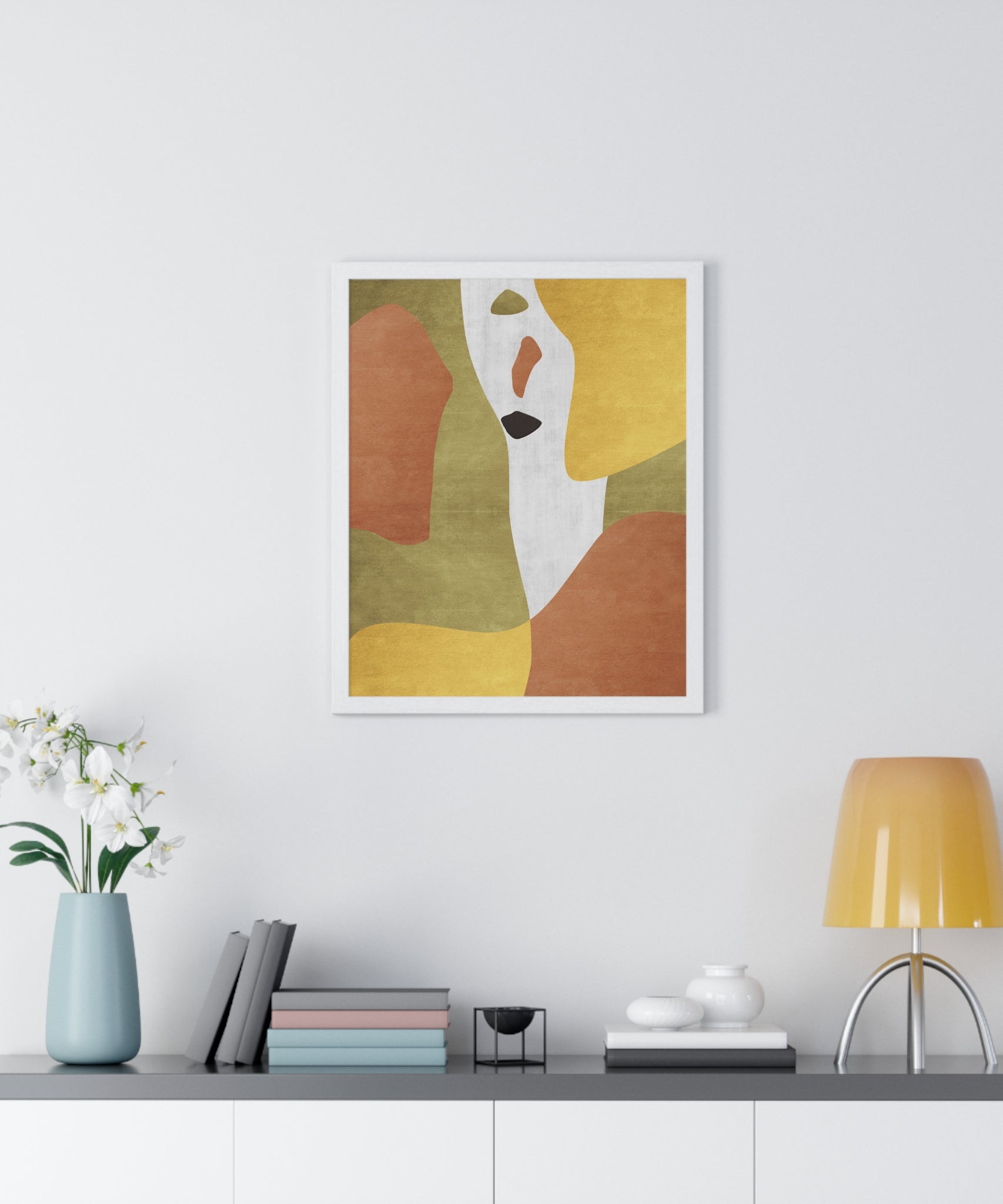 Abstract Carpet Texture Art – Wooden Framed Print