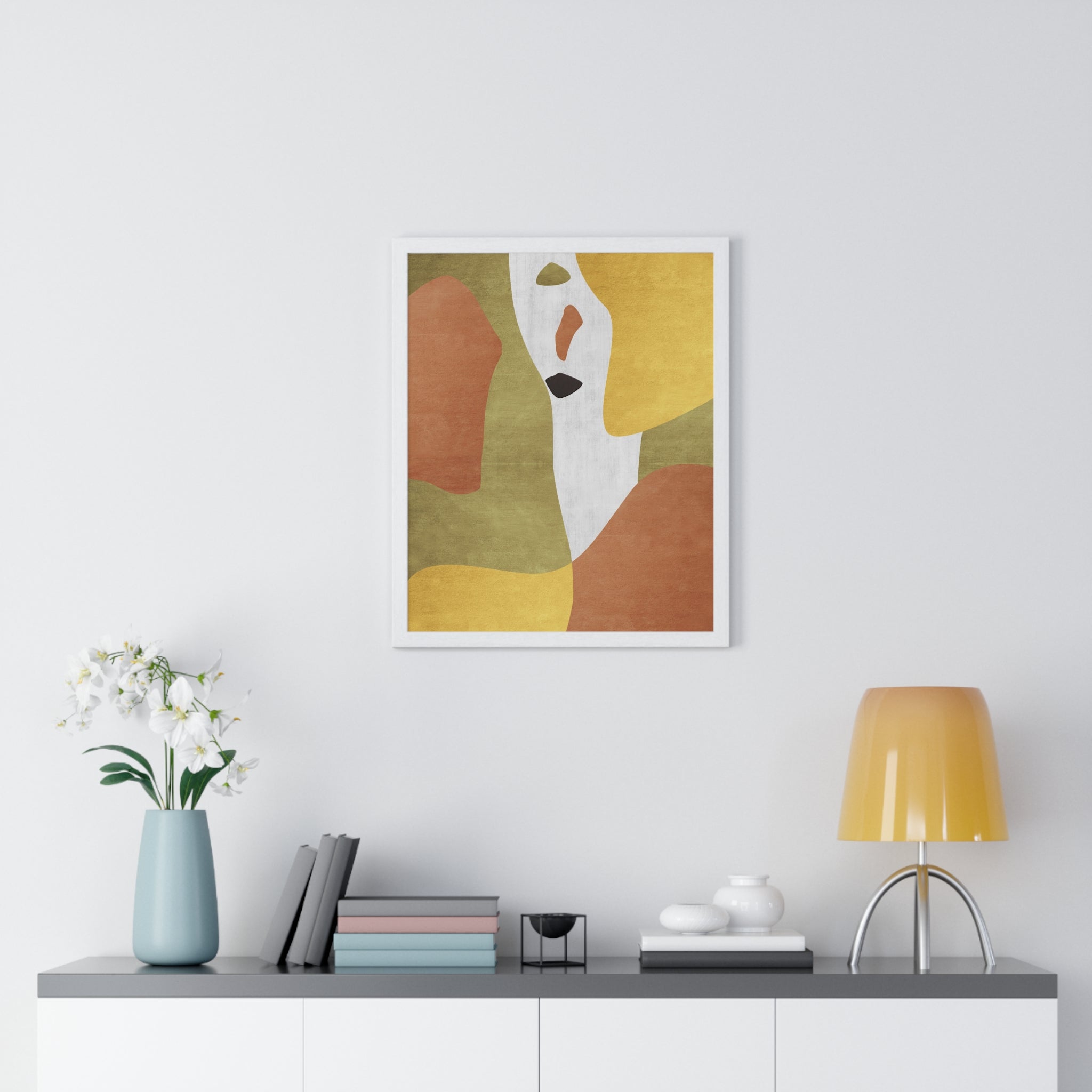 Abstract Carpet Texture Art – Wooden Framed Print