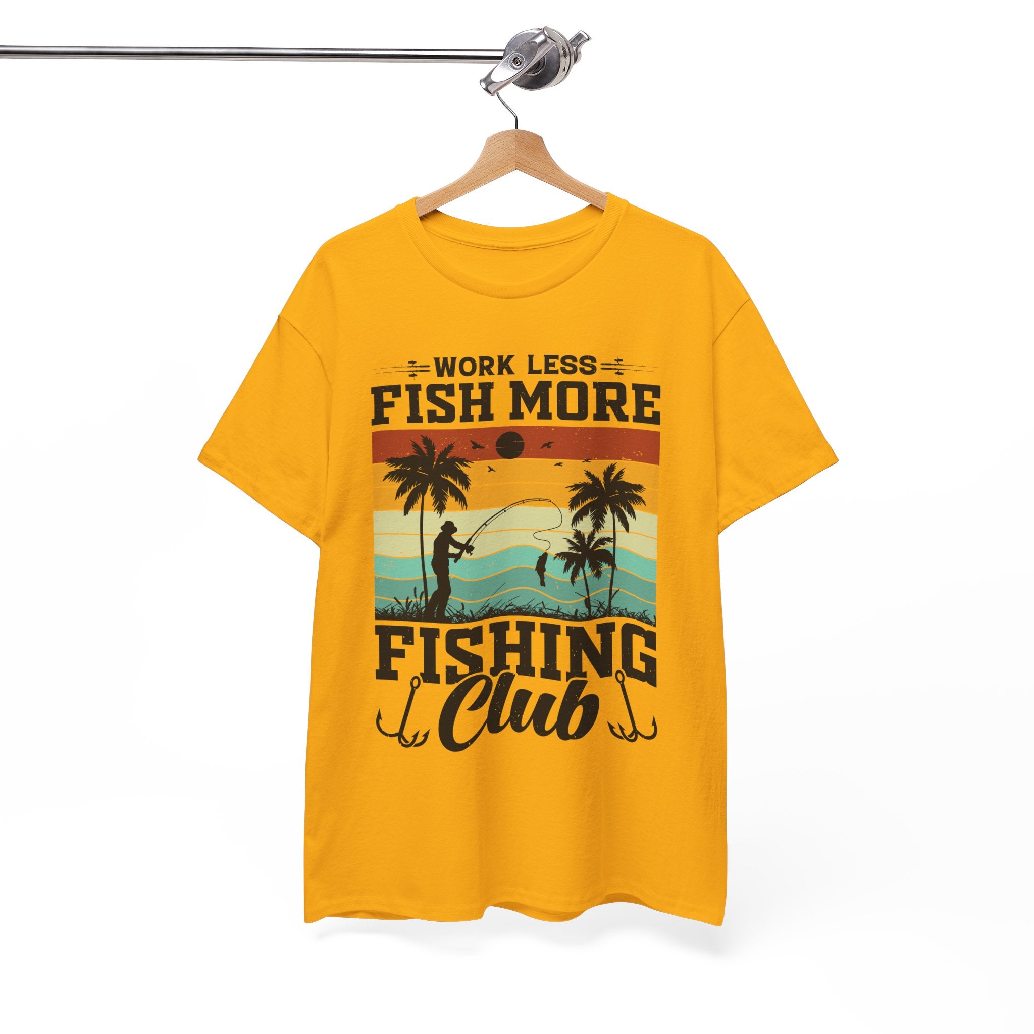 Retro Fisherman Sunset T-Shirt | Gallory Hive