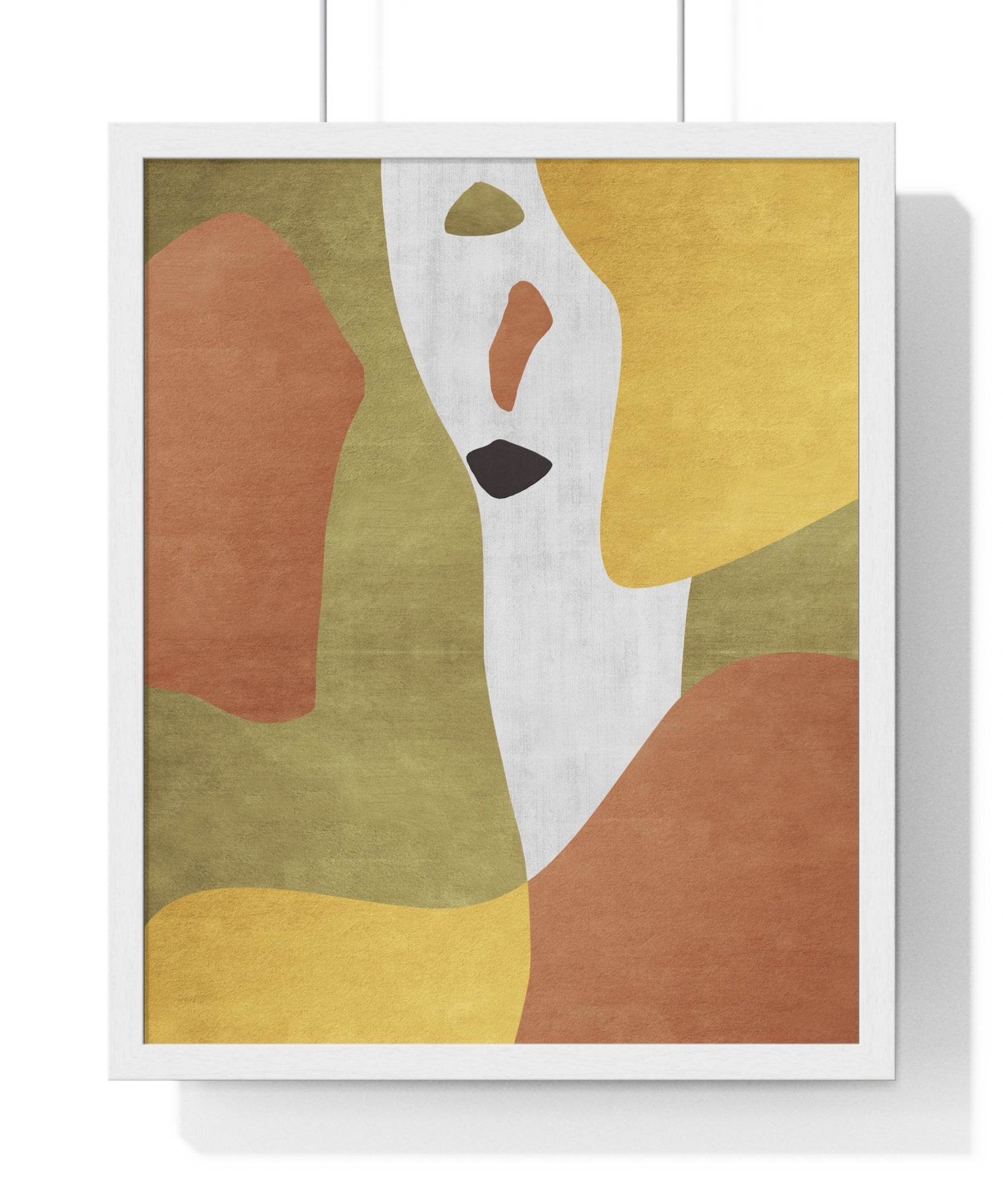 Abstract Carpet Texture Art – Wooden Framed Print