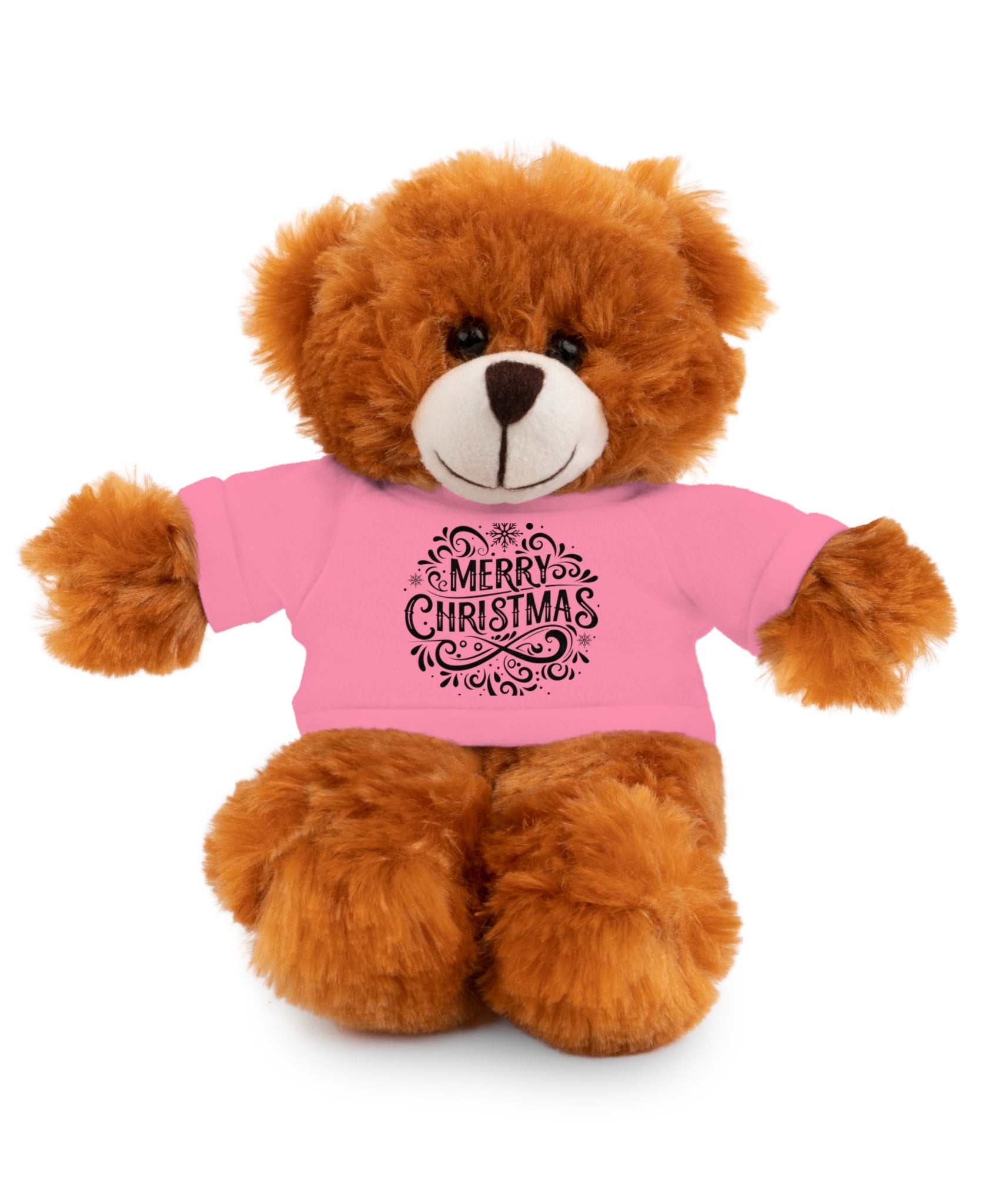 Festive Merry Christmas Stuffed Teddy Bear | Gallory Hive