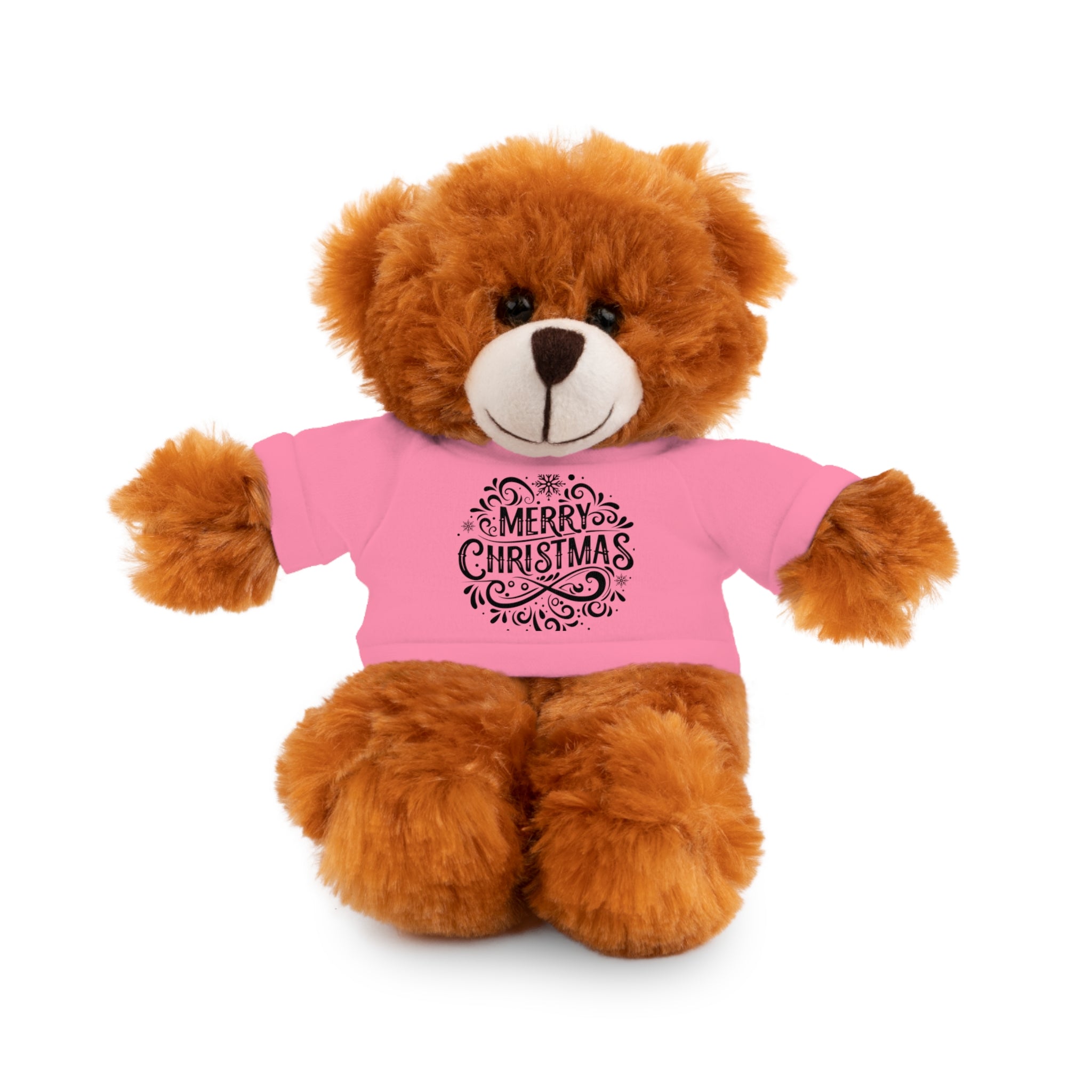 Festive Merry Christmas Stuffed Teddy Bear | Gallory Hive