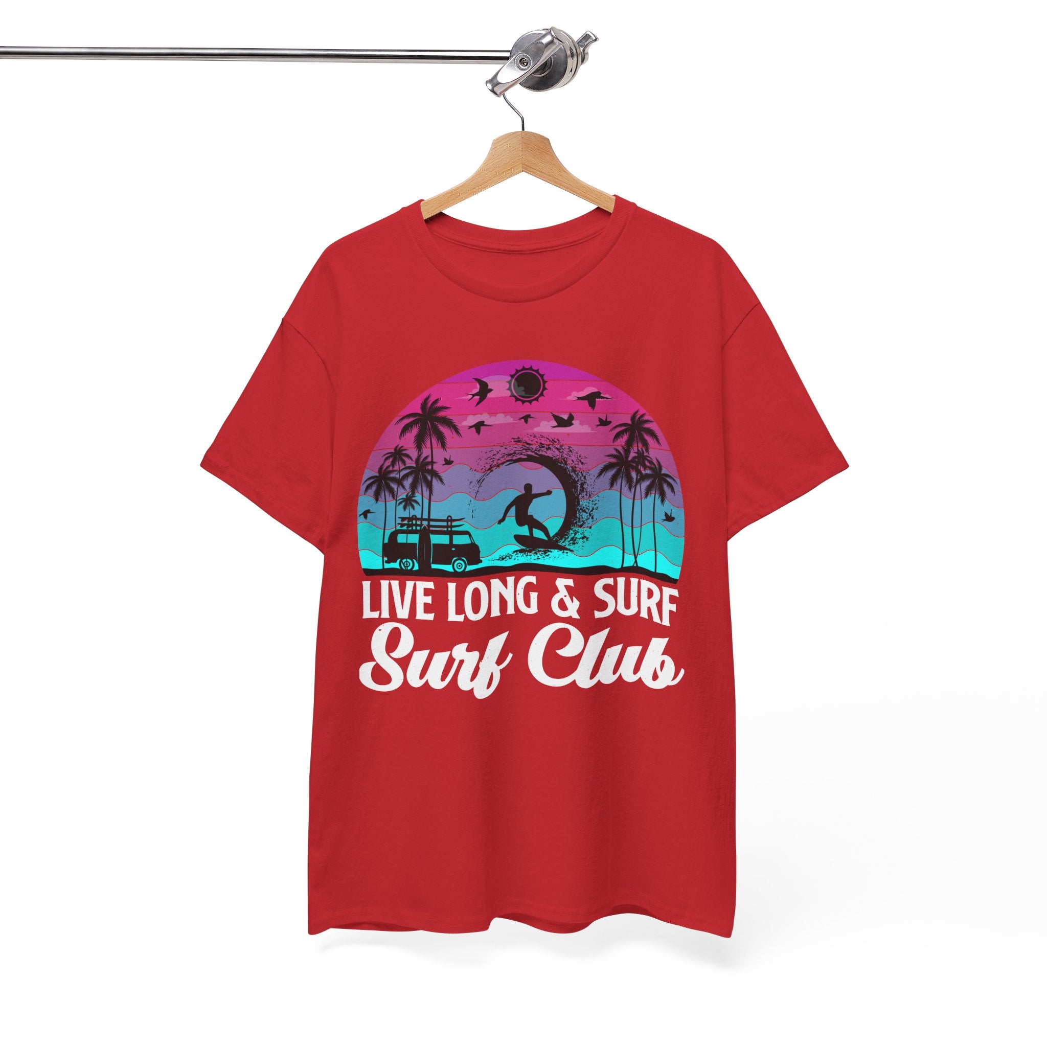 Surf Club Beach Sunset T-Shirt | Gallory Hive