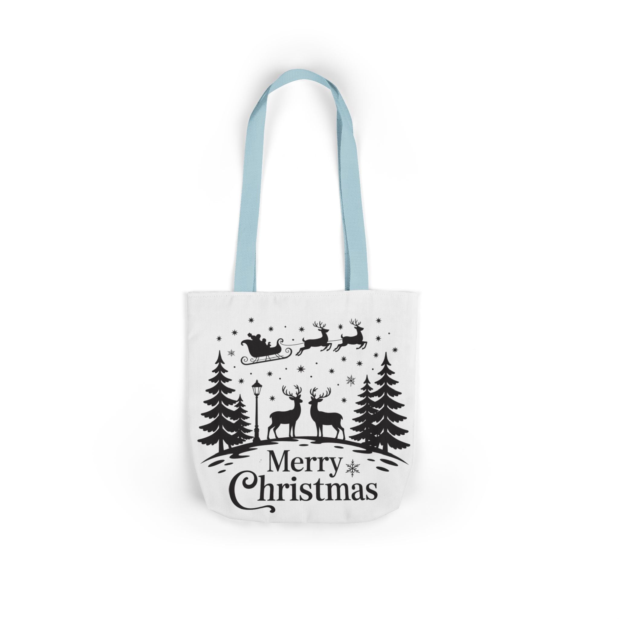 Merry Christmas Reindeer & Palm Trees Tote Bag
