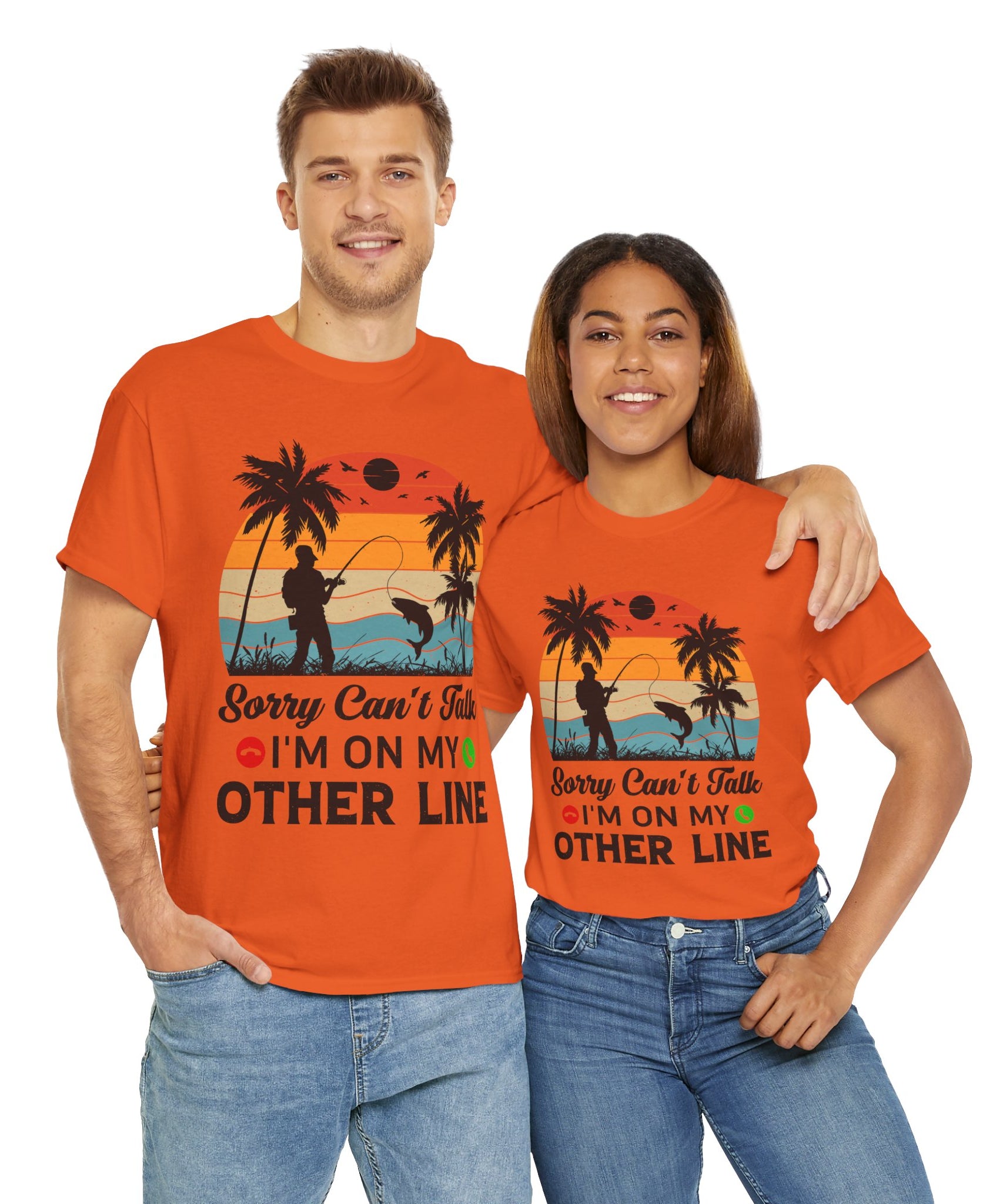 Funny Fishing T-Shirt – On My Other Line