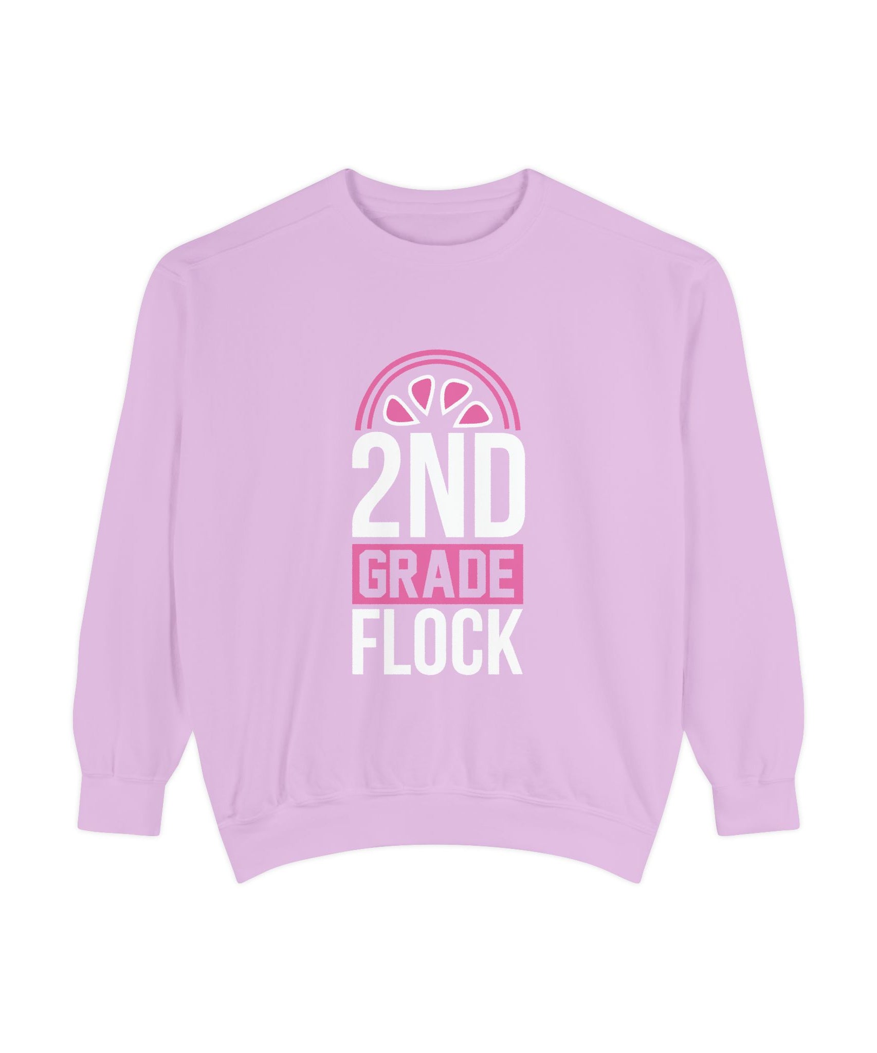 Unisex 2nd Grade Flock Sweatshirt | Perfect for Teachers, Back to School, Classroom, Gift for Kids, Cozy Style
