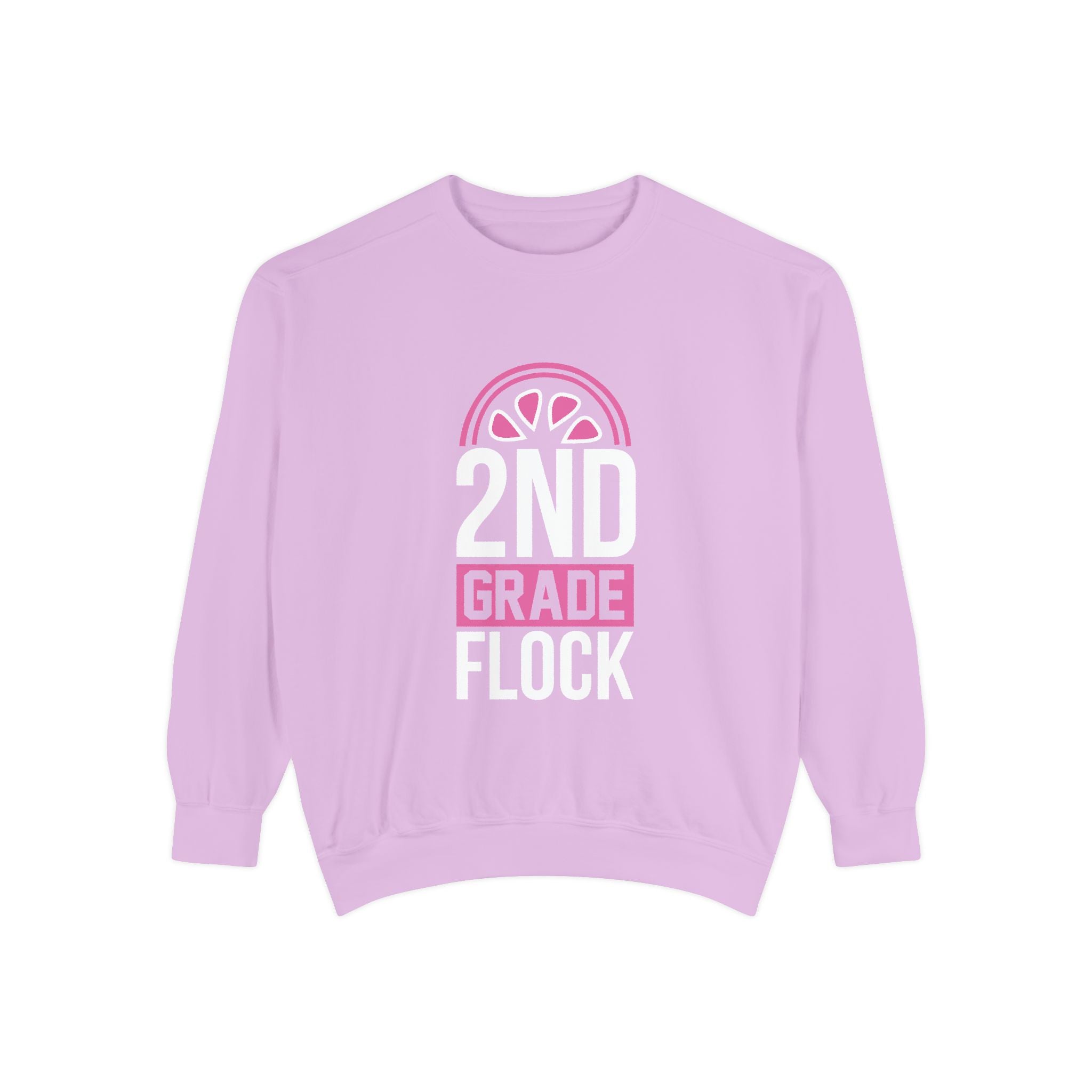 Unisex 2nd Grade Flock Sweatshirt | Perfect for Teachers, Back to School, Classroom, Gift for Kids, Cozy Style