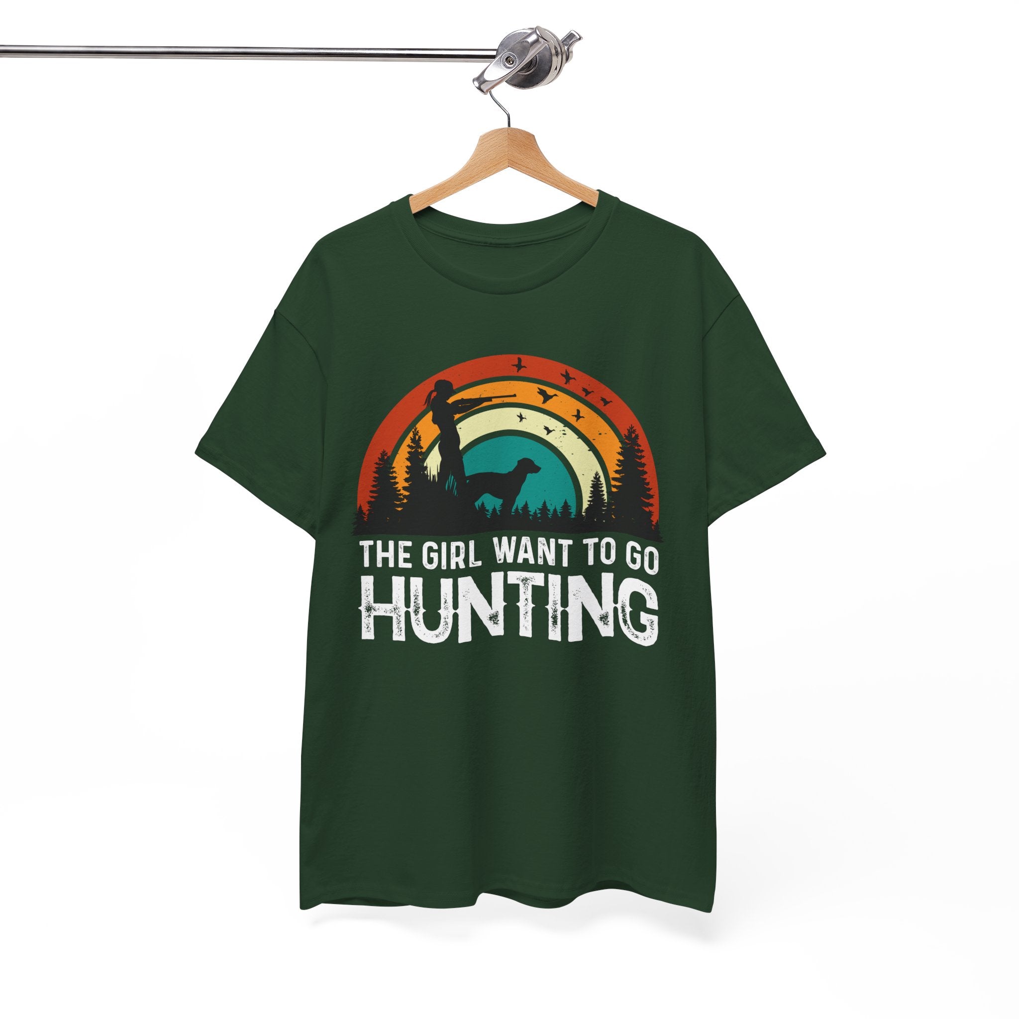Retro Hunter Shirt – Birds & Pines | Gallory Hive