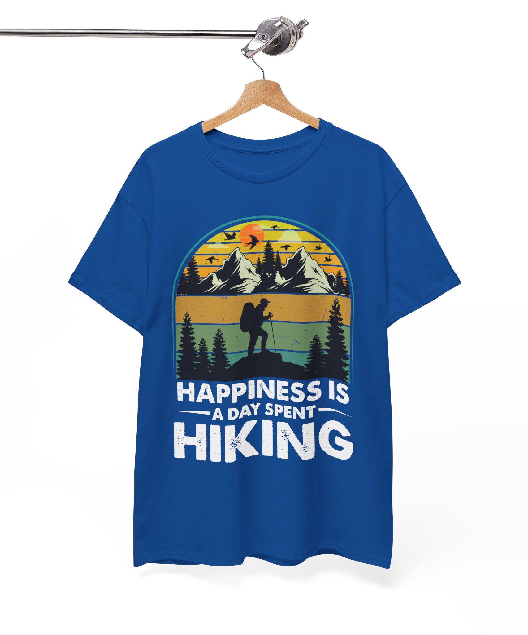 Vintage Hiker Sunset Mountain Tee