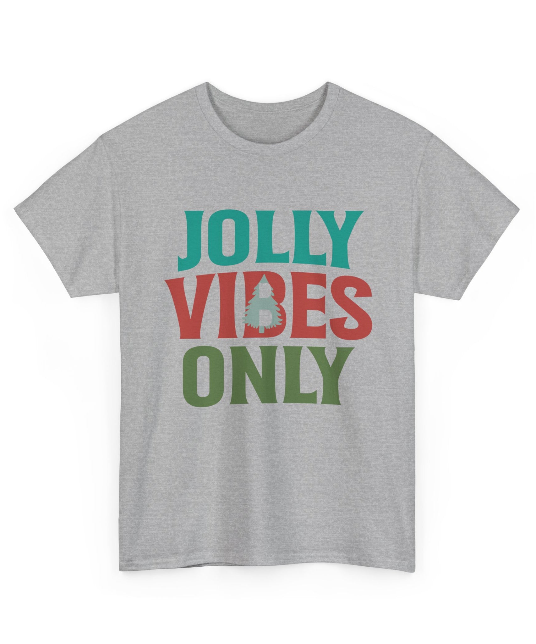 Festive Jolly Vibes Christmas T-Shirt | Gallory Hive