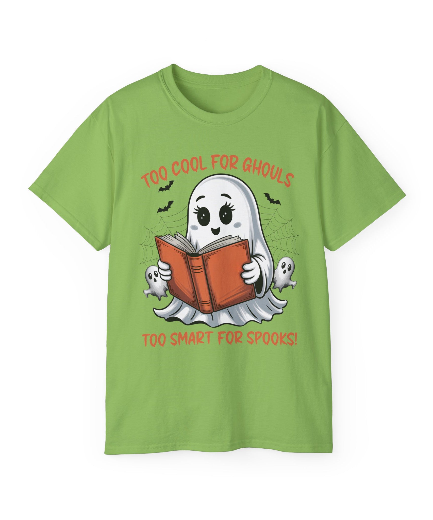 Cute Ghost Book T-Shirt Halloween | Gallory Hive
