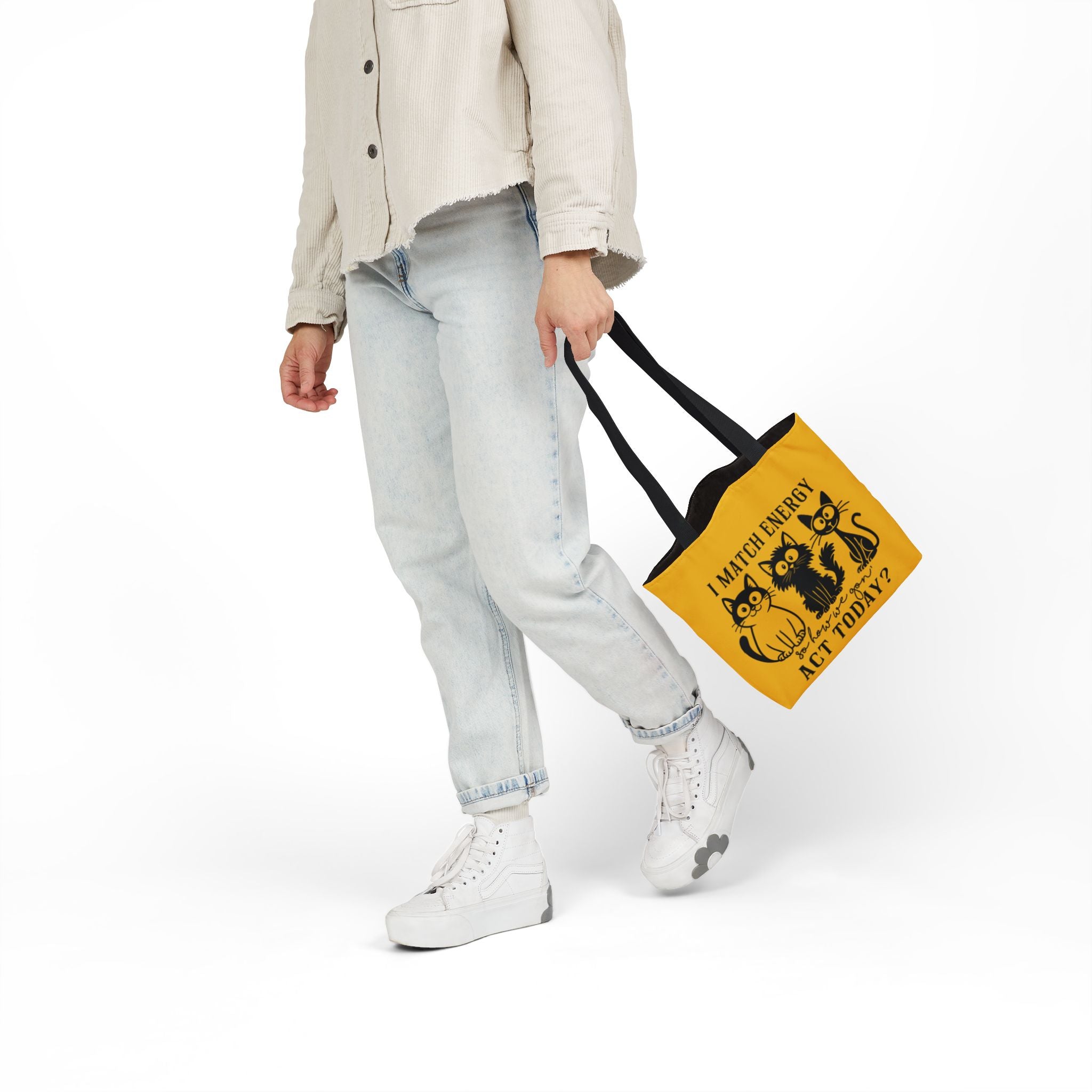 Cute Yellow Canvas Tote – Reusable Bag