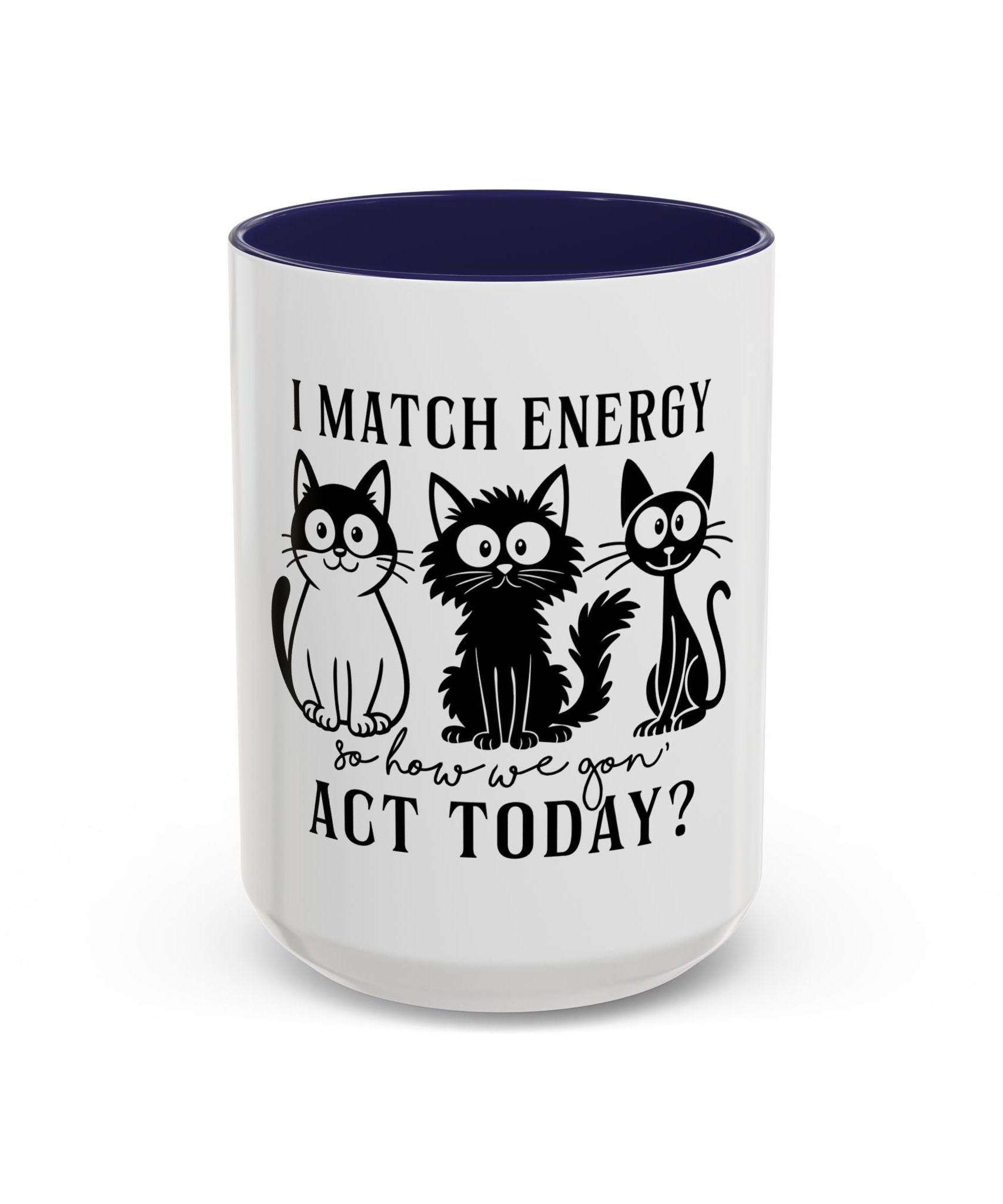 Quirky Cat Coffee Mug, Fun Kitty Mug for Cat Lovers, Gift for Pet Owners, Unique Cat-Themed Drinkware, Cute Cat Lover Present