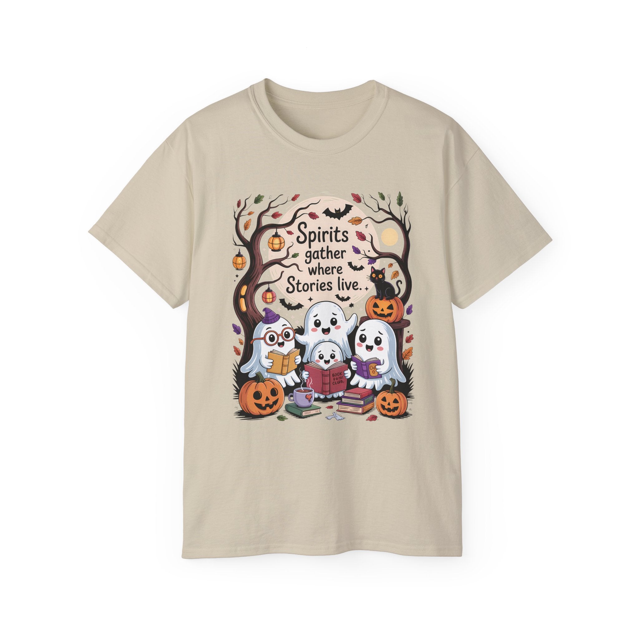 Halloween Ghost Book Club Tee