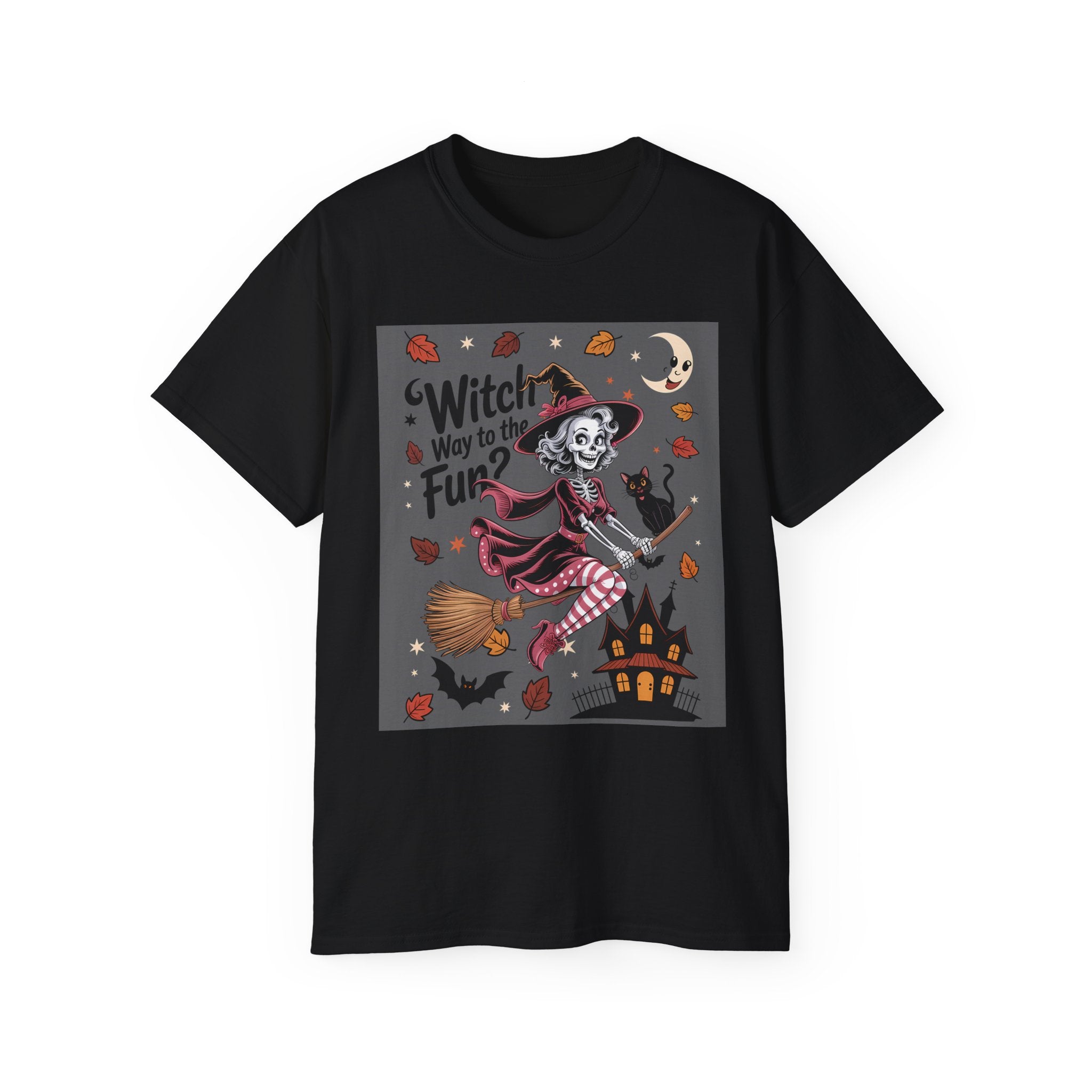 Spooky Cute Witch Ride Halloween Shirt