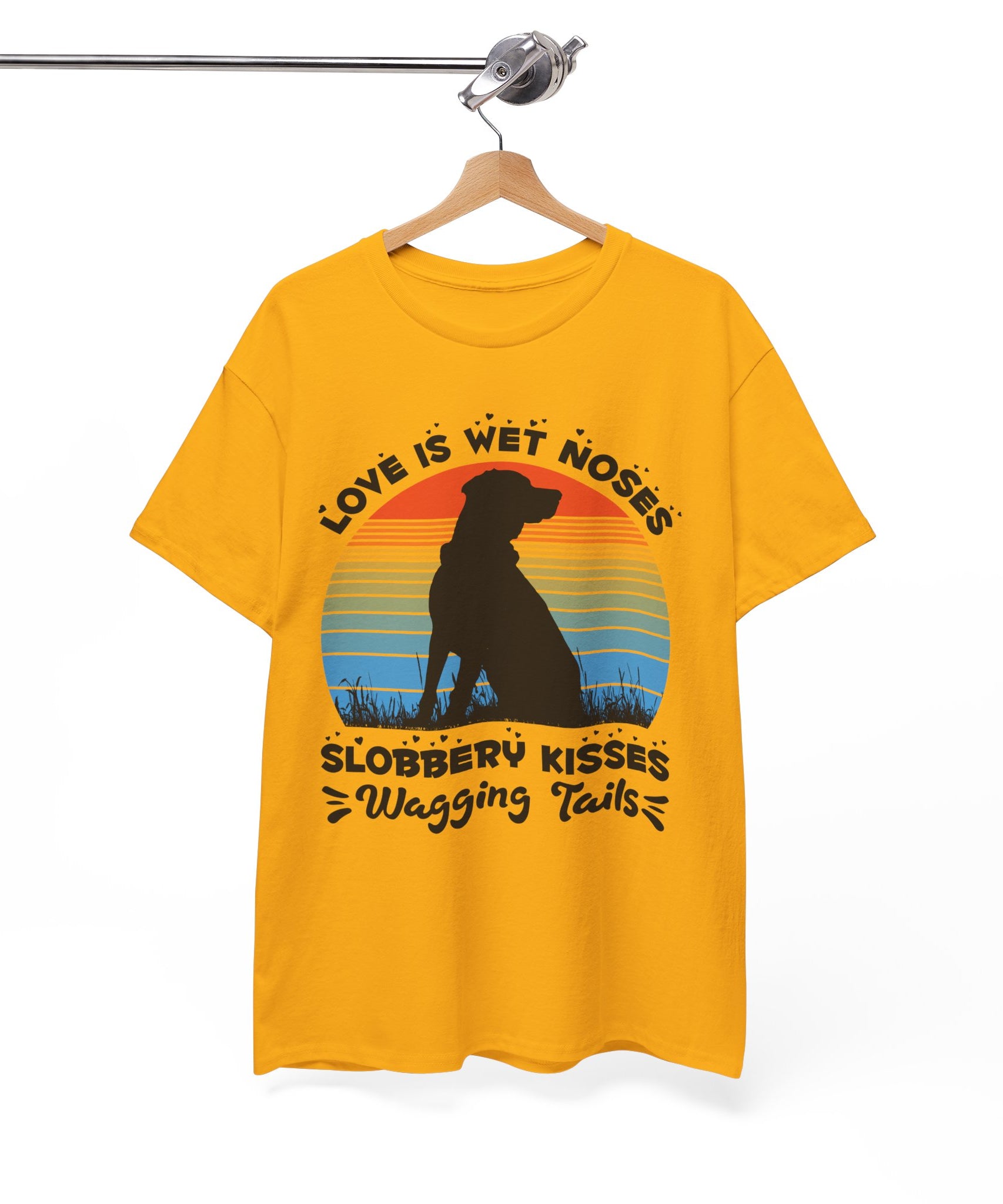 Funny Dog Lover Graphic Tee - Wet Noses