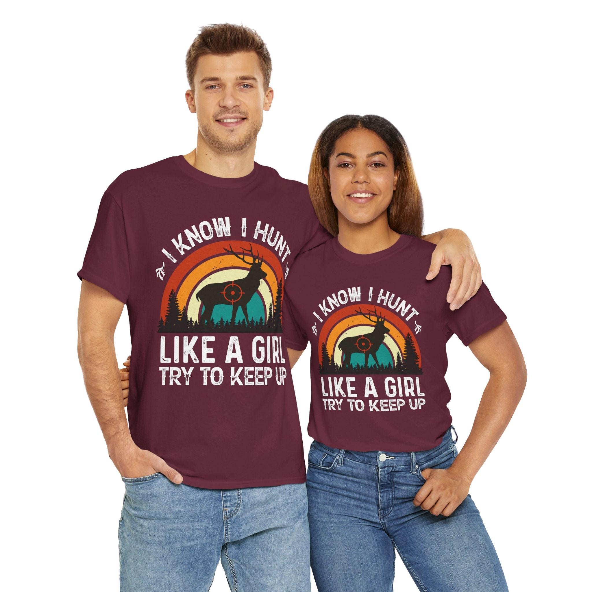 Sunset Target Deer Shirt – Hunting Vibes