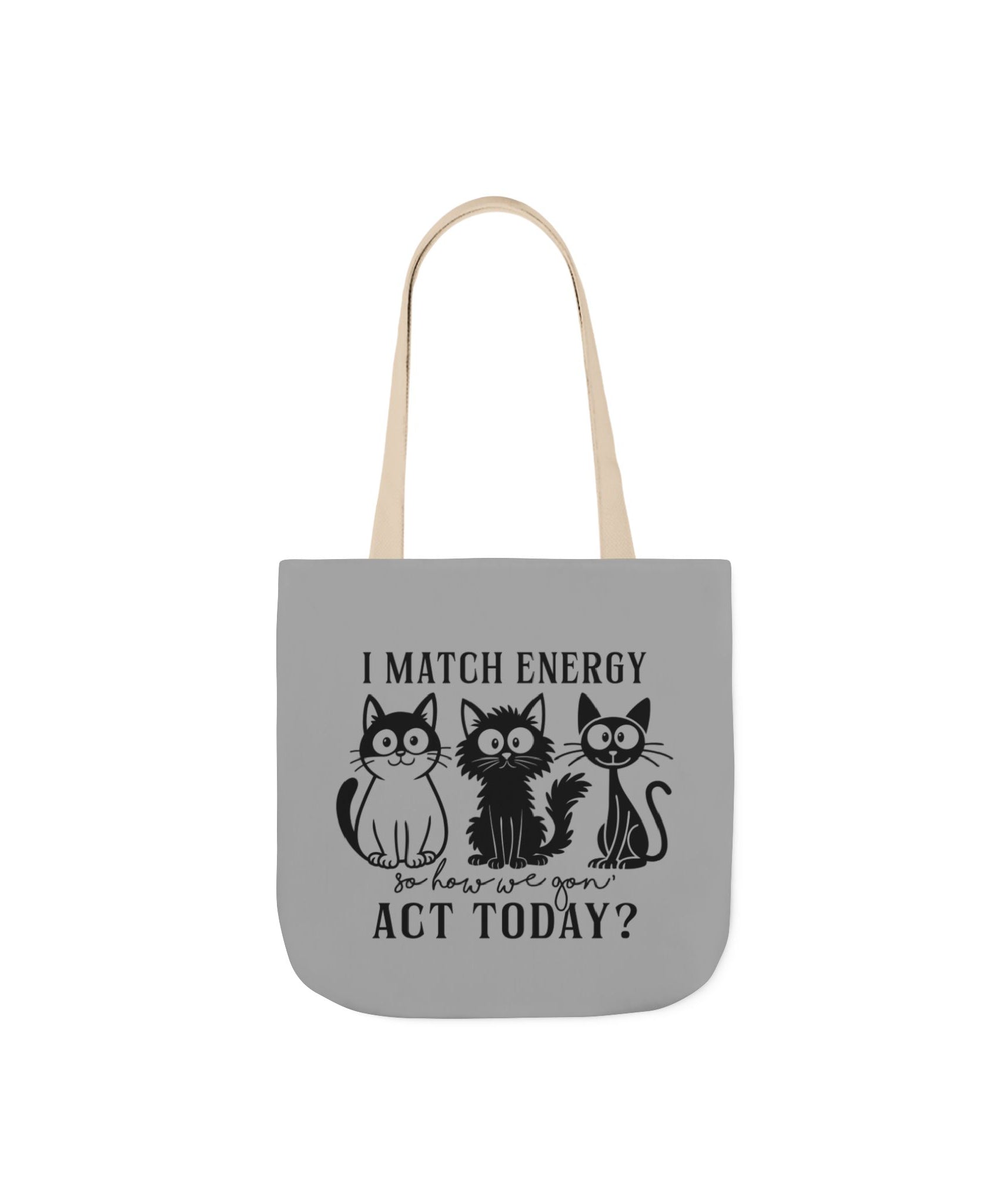 Gift for Cat Lovers – Light Grey Tote Bag