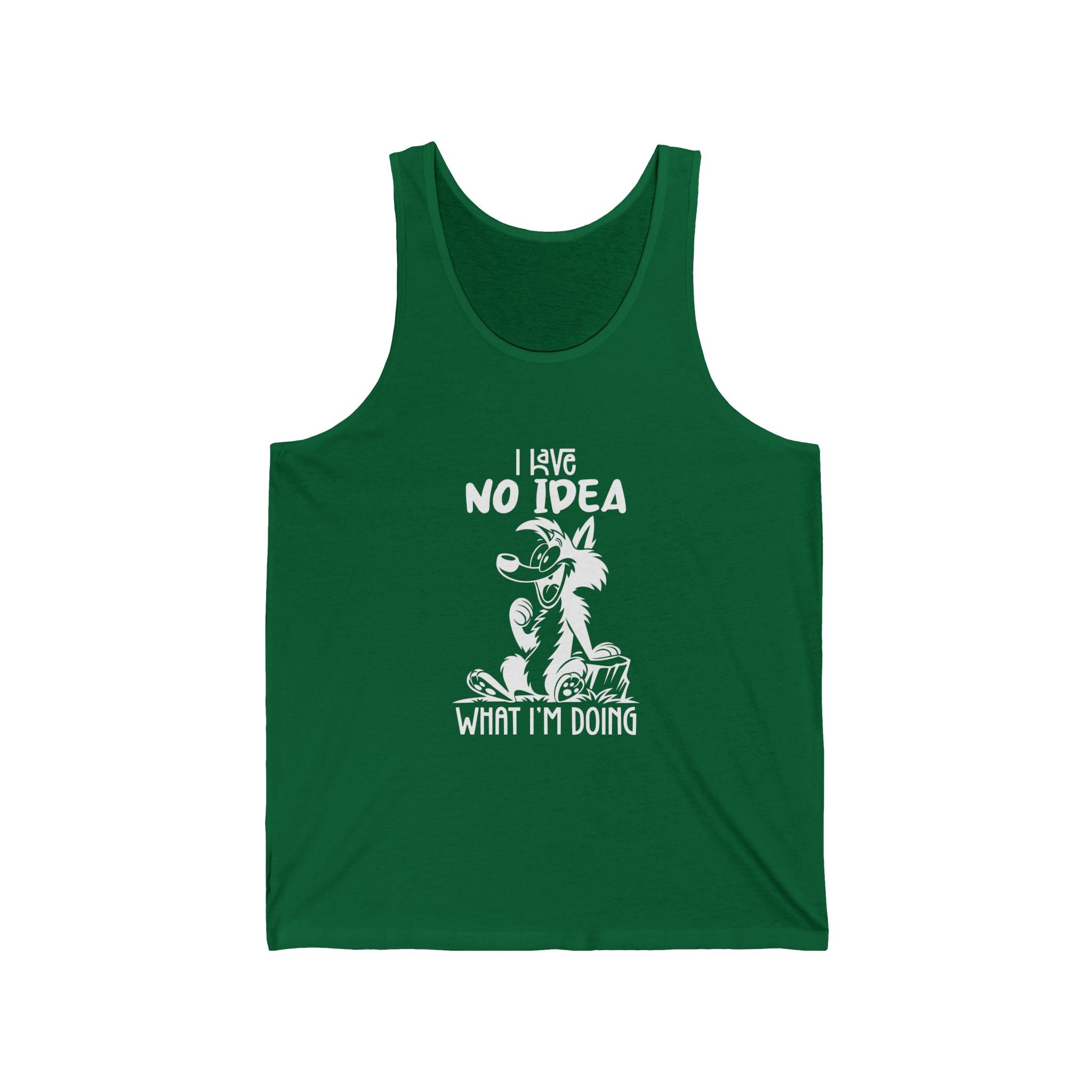 Hilarious Jersey Tank, Funny Graphic Tank Top for Summer, Gift for Dog Lovers, Casual Wear for Every Occasion, Unique Dog-Themed Apparel
