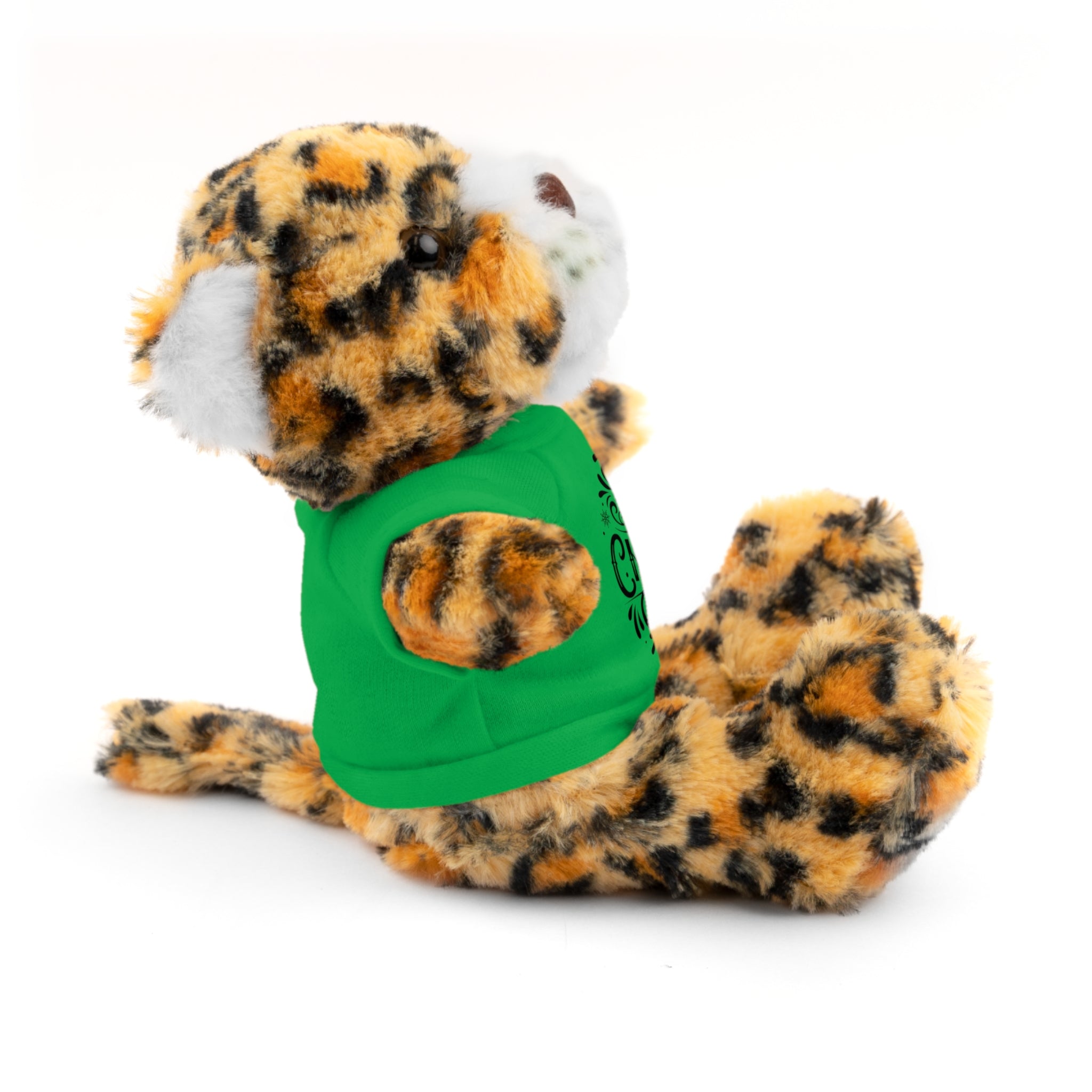 Festive Merry Christmas Stuffed Jaguar | Gallory Hive