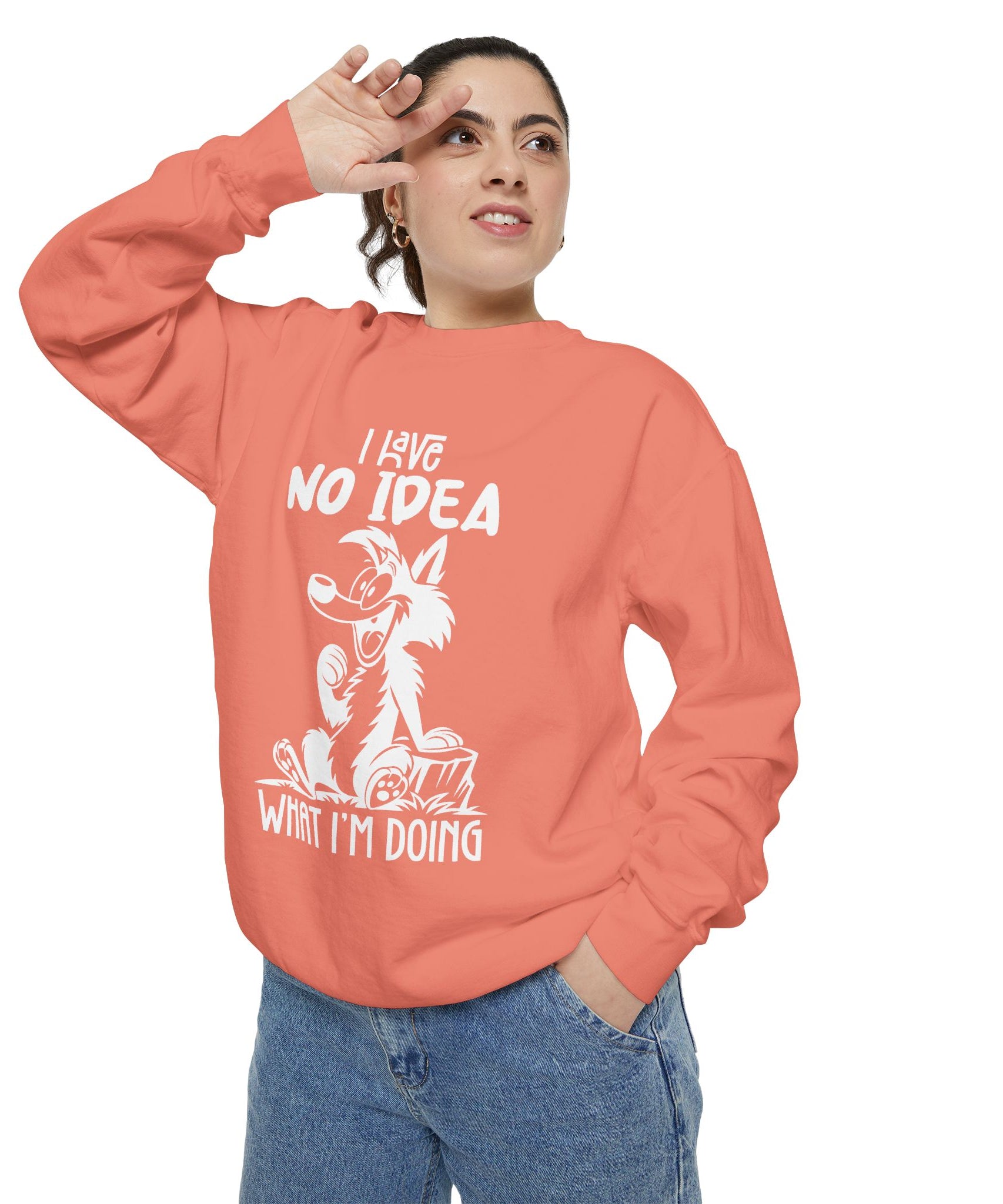 Unisex Sweatshirt – Mystical Cat Cosmic Art Print