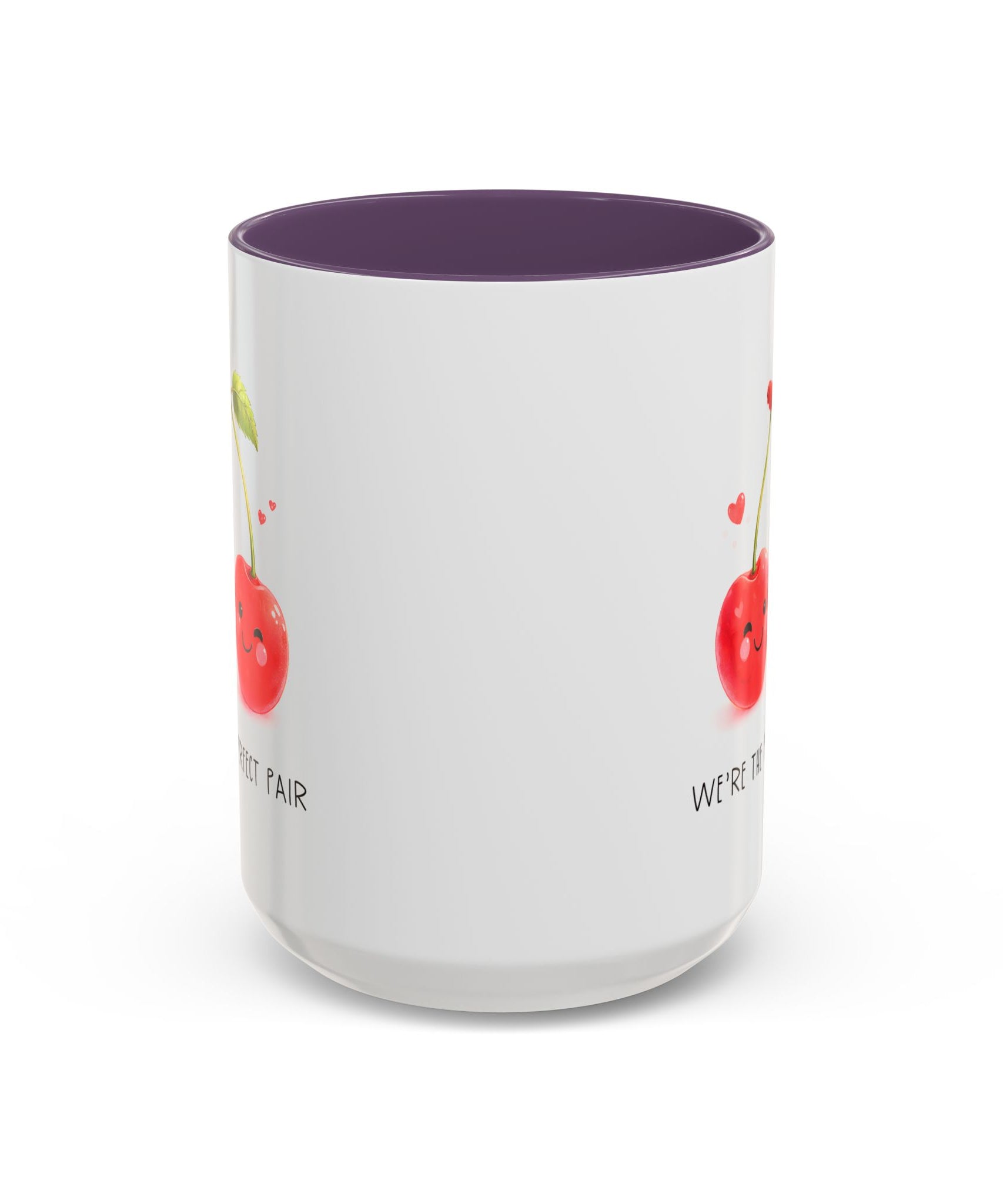 Funny Cherry Couple Ceramic Coffee Mug | Gallory Hive