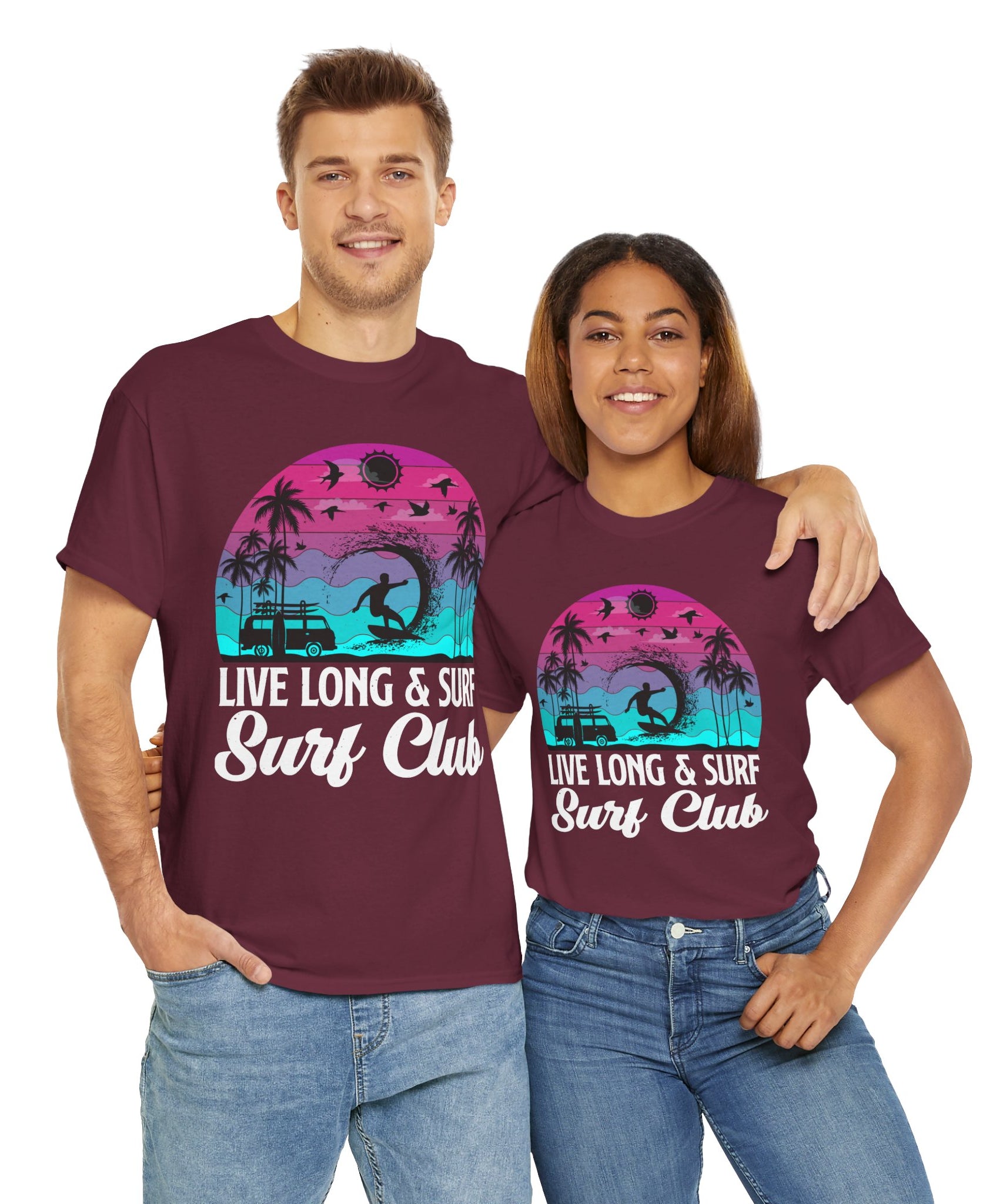 Surf Club Beach Sunset T-Shirt