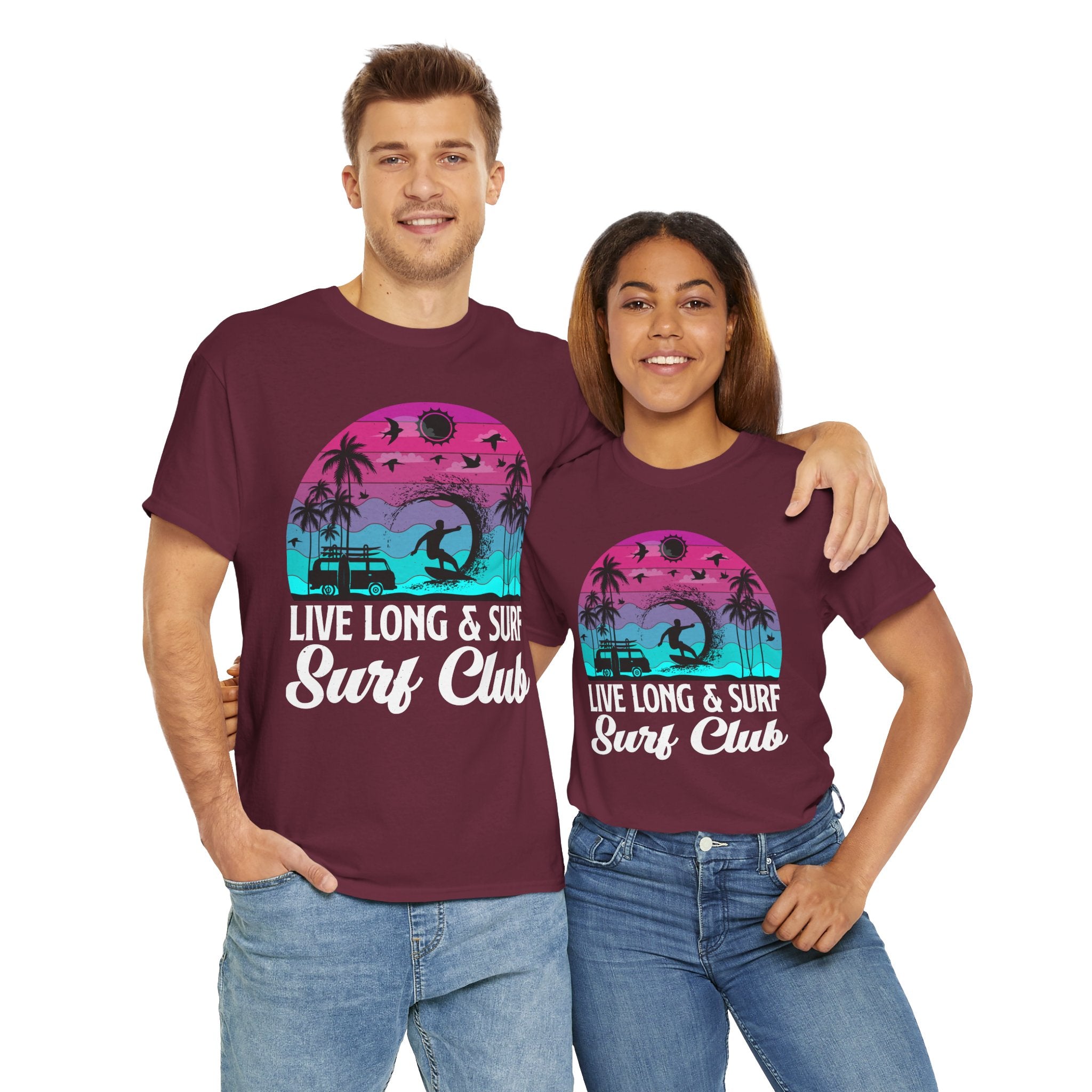 Surf Club Beach Sunset T-Shirt