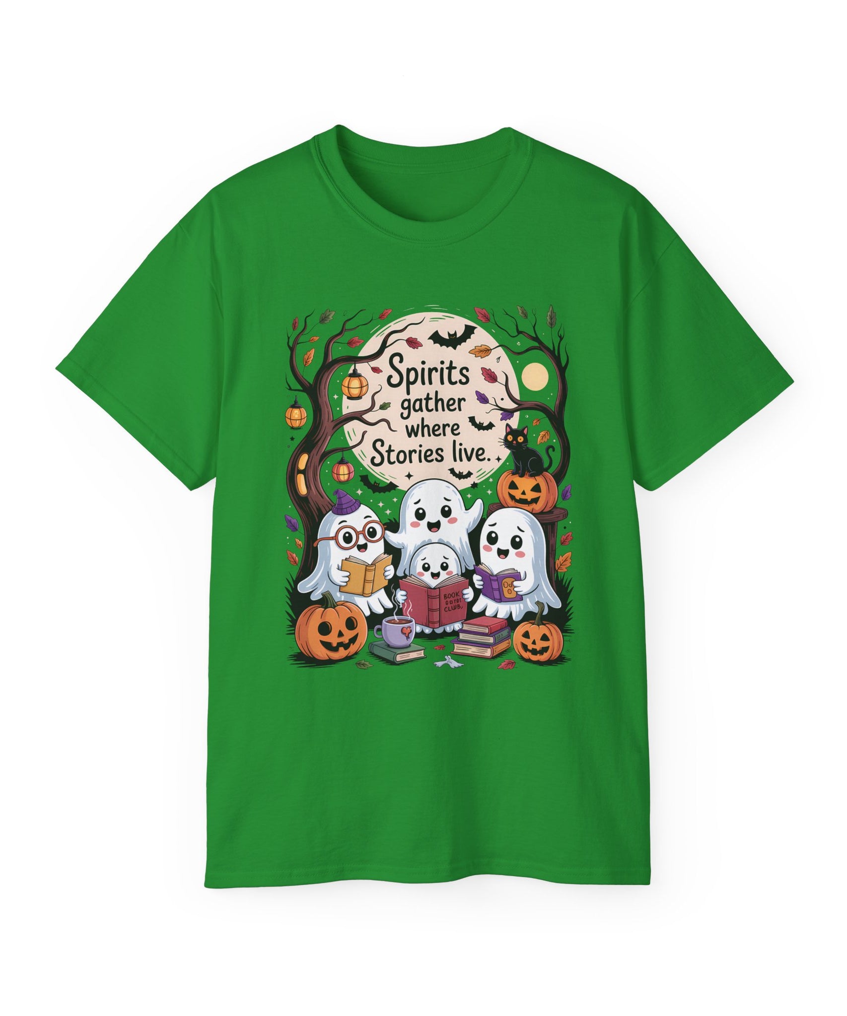Halloween Ghost Book Club Tee | Gallory Hive