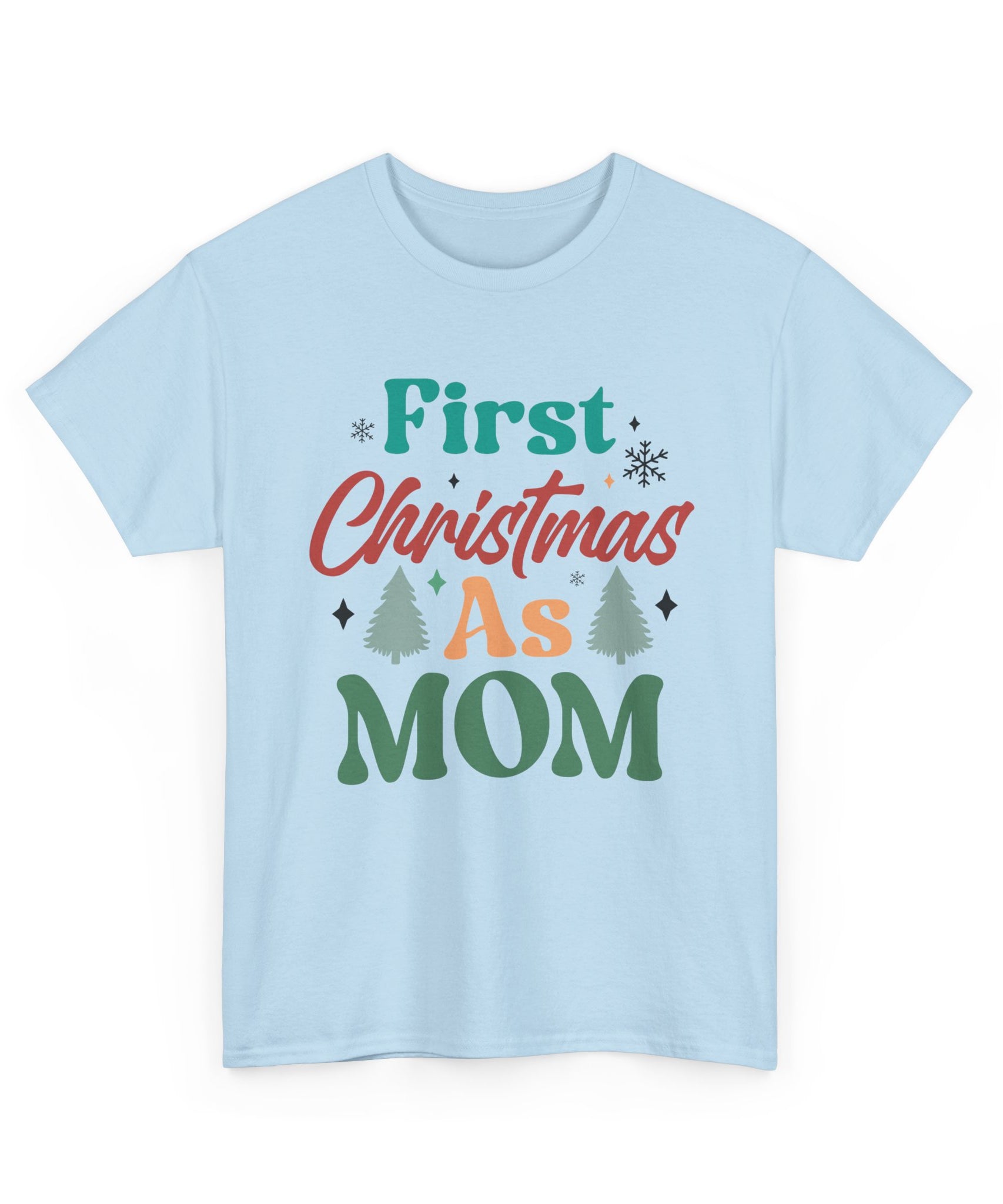 First Christmas as Mom T-Shirt | Gallory Hive