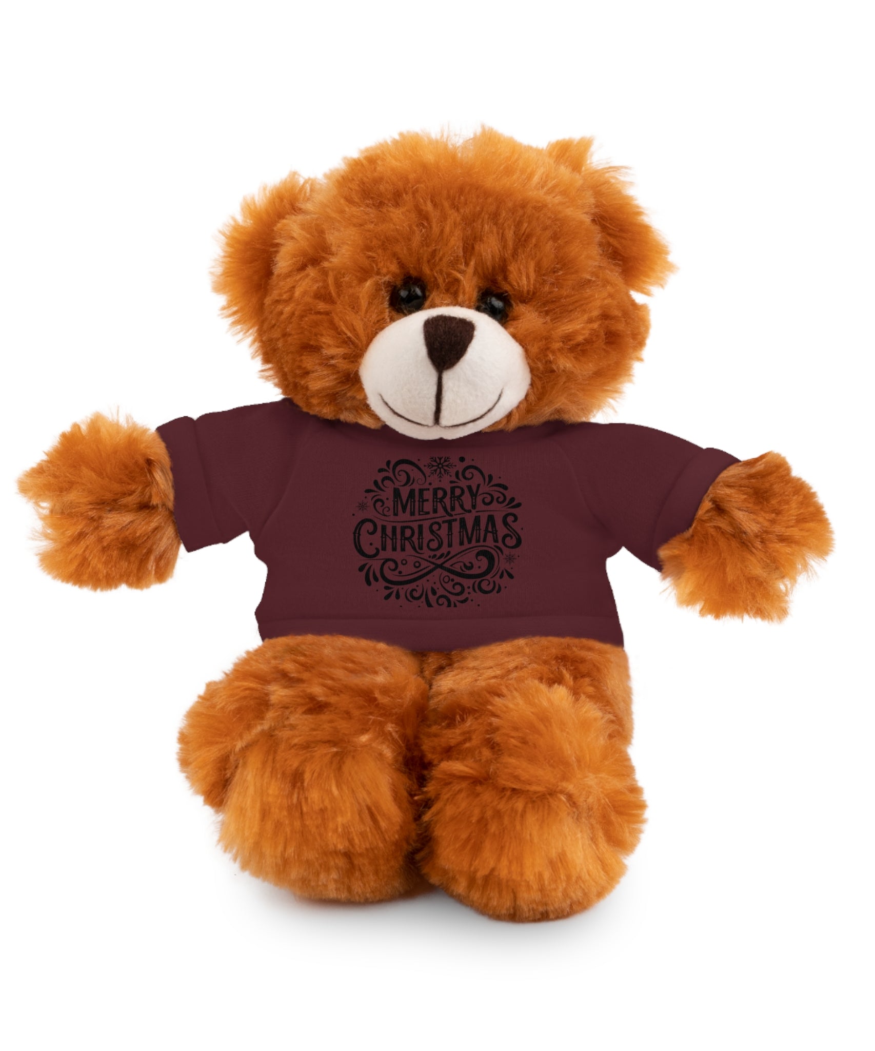 Festive Merry Christmas Stuffed Teddy Bear | Gallory Hive