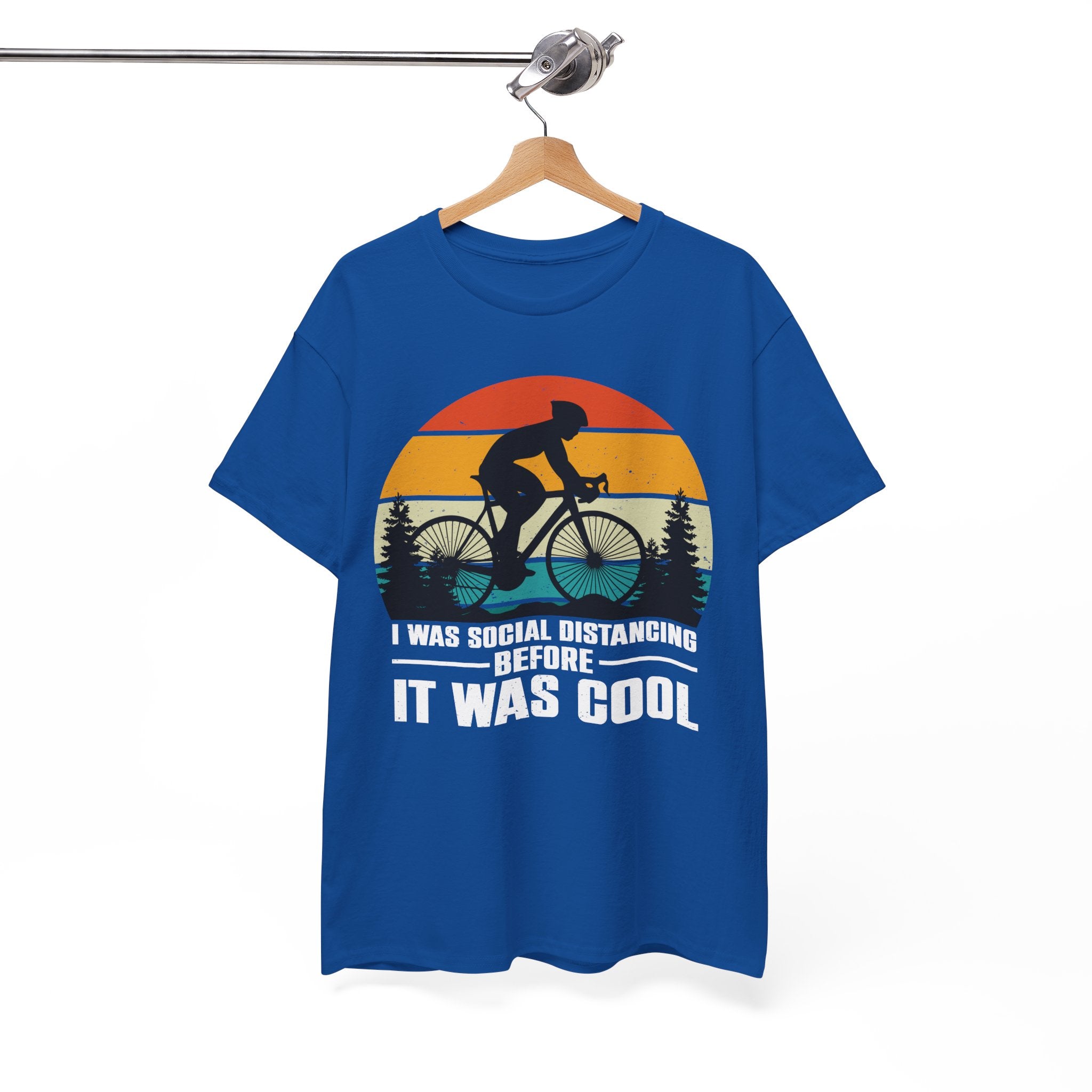 Retro Social Distancing Cyclist Tee