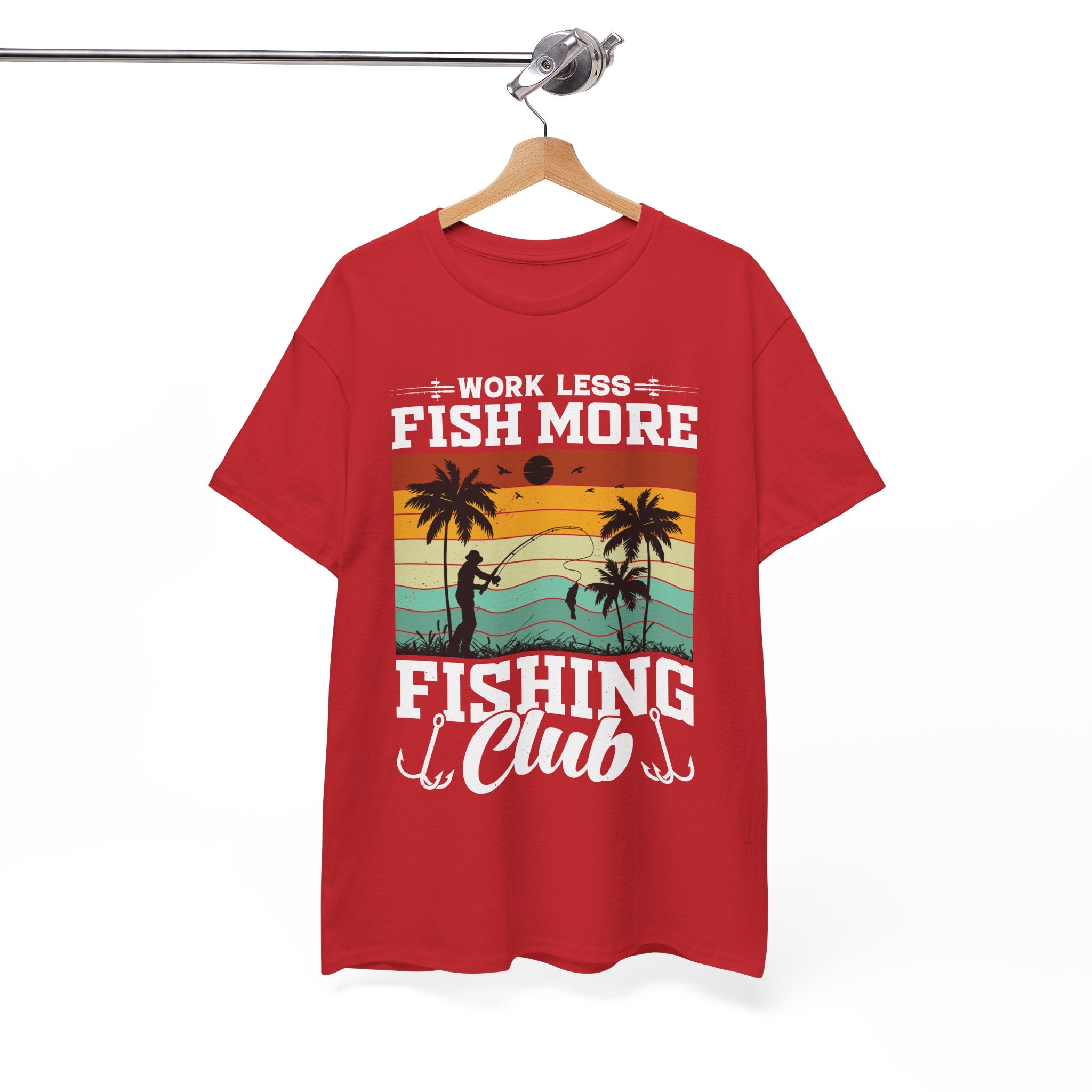 Retro Fisherman Sunset T-Shirt