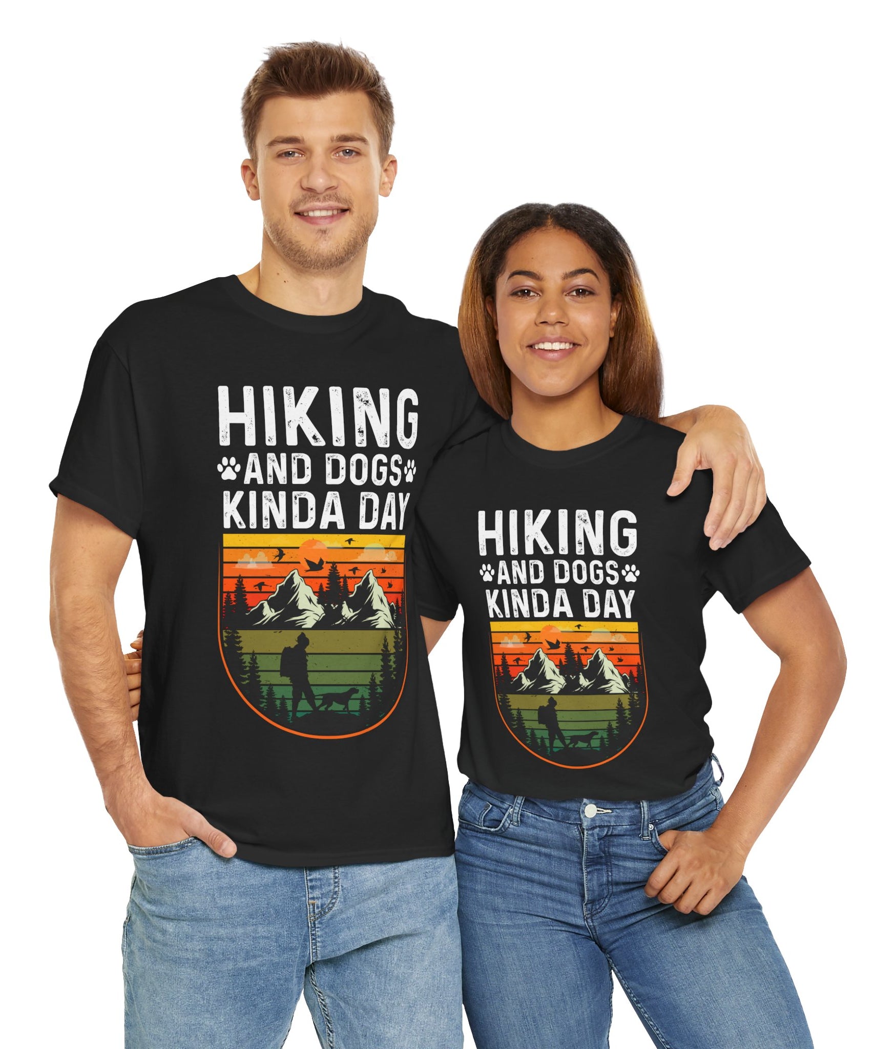 Hiking Buddy Sunset Graphic Tee