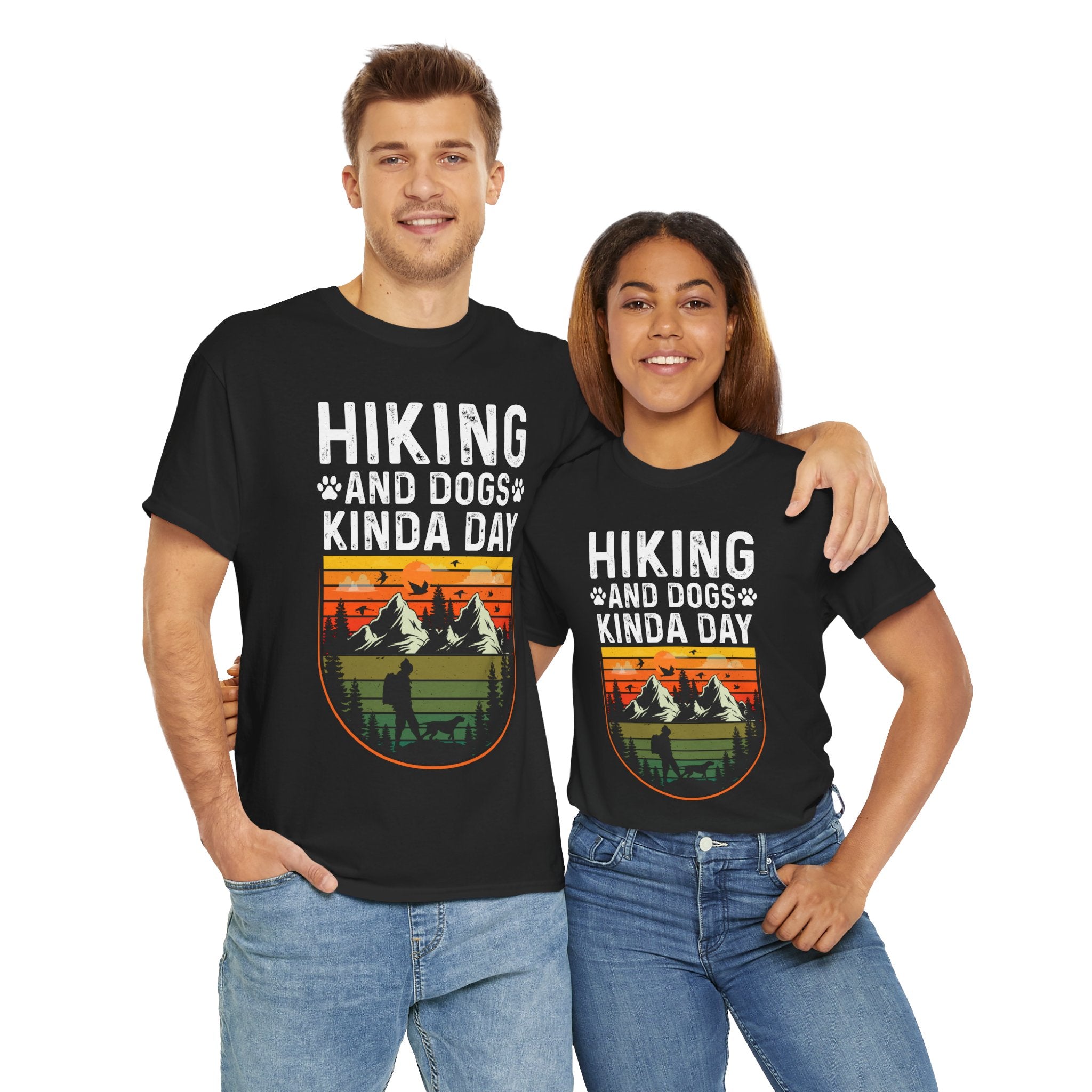 Hiking Buddy Sunset Graphic Tee