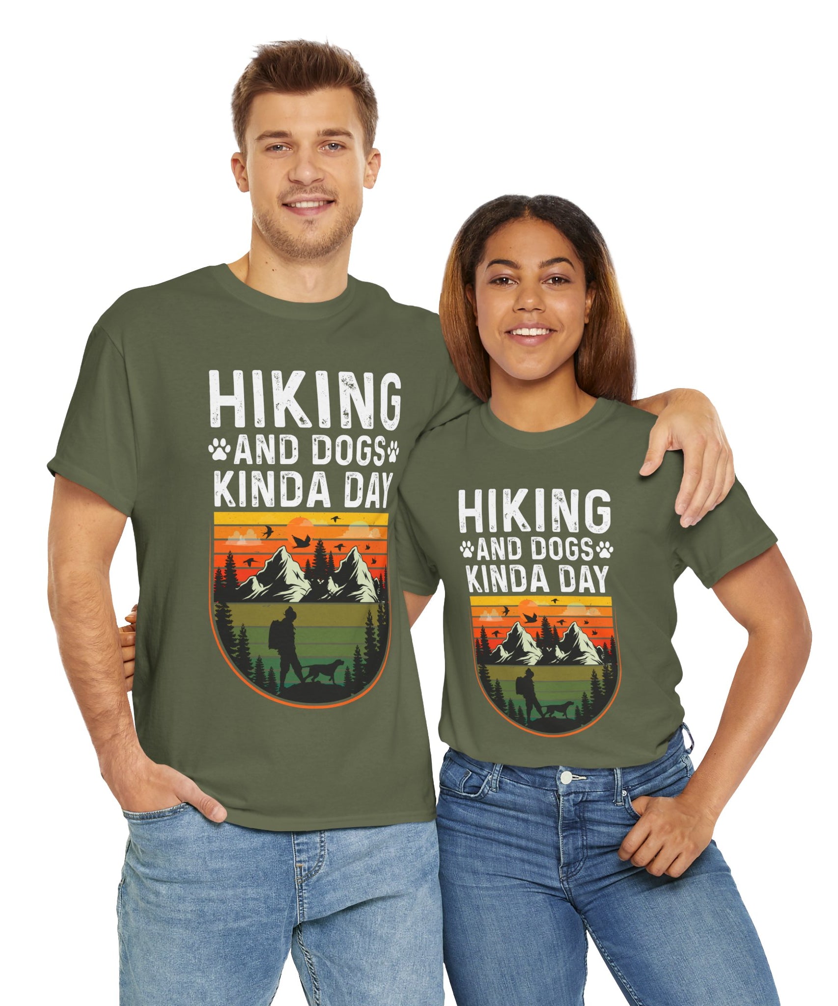 Hiking Buddy Sunset Graphic Tee