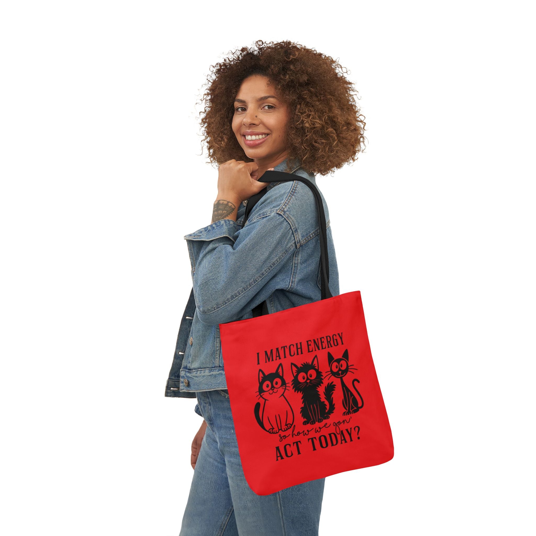 Cute Red Canvas Tote – Reusable Bag | Gallory Hive