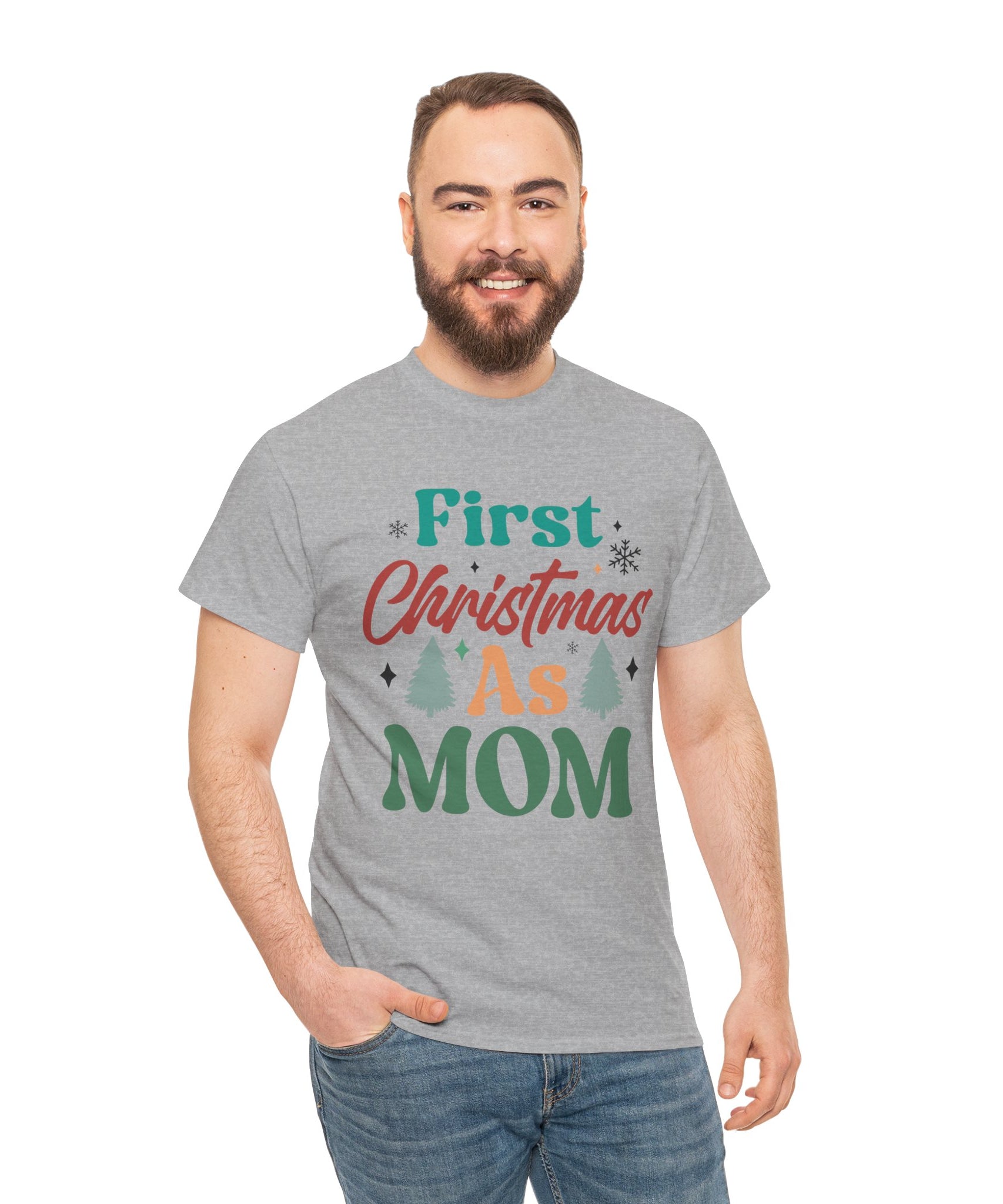 First Christmas as Mom T-Shirt | Gallory Hive