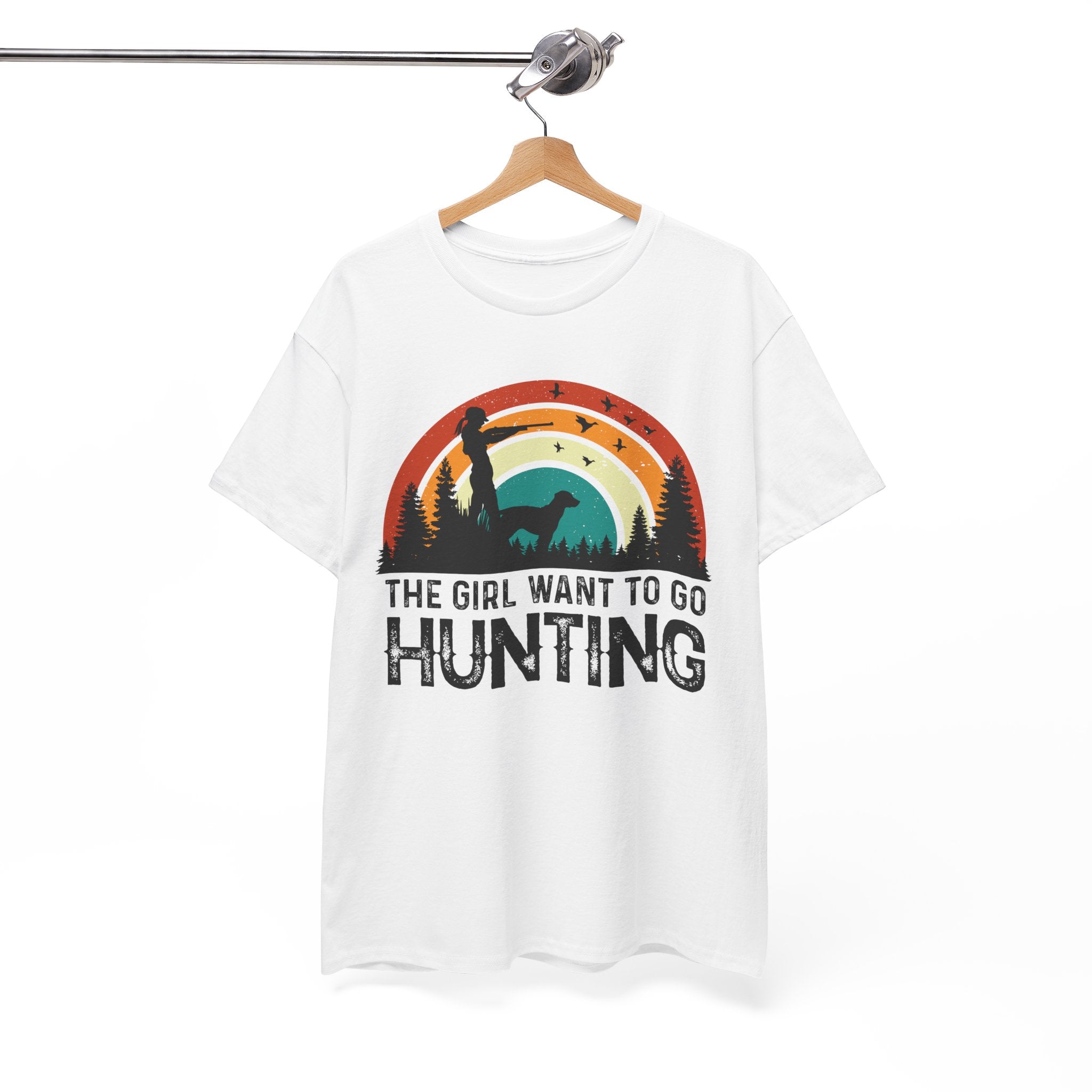 Retro Hunter Shirt – Birds & Pines