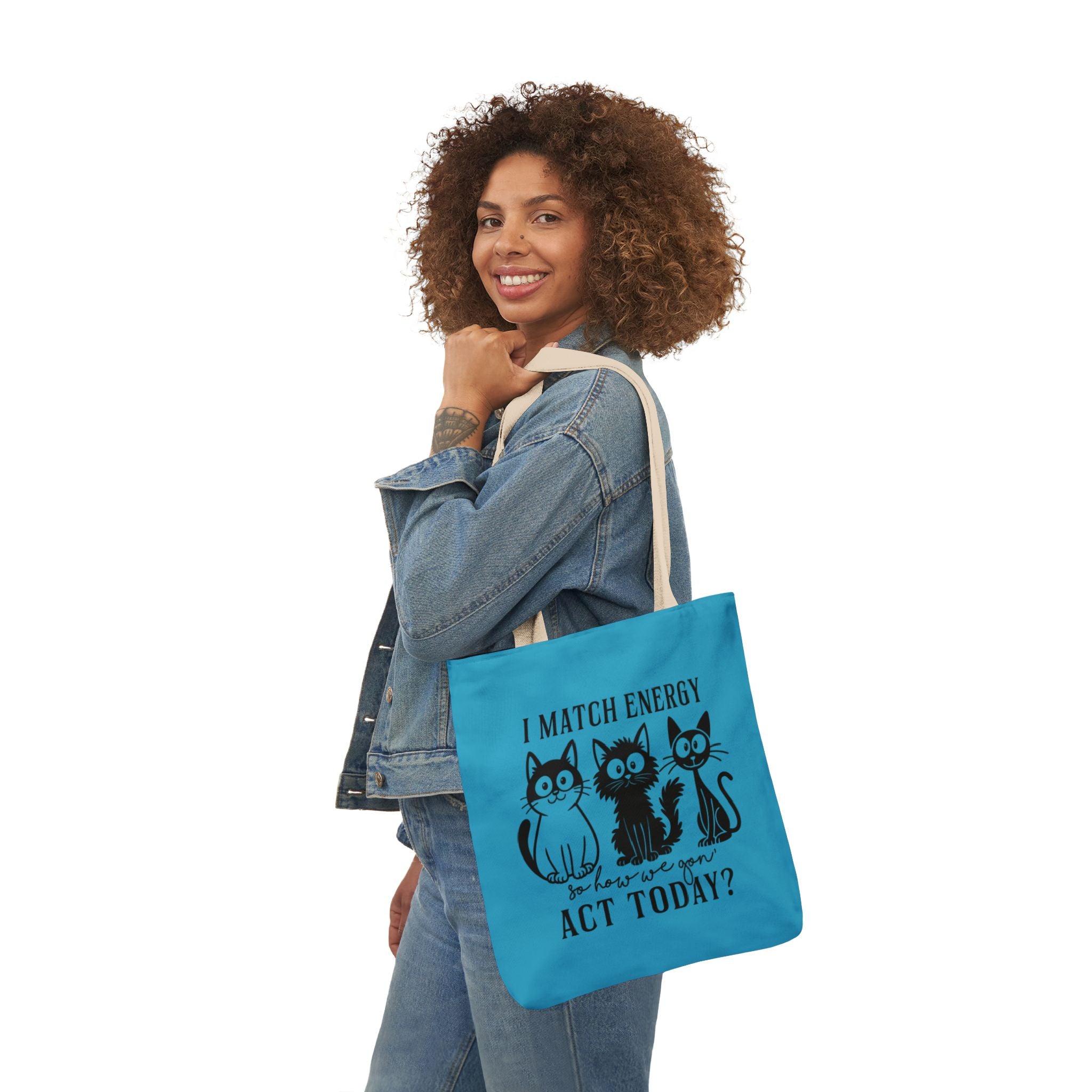 Cute Turquoise Canvas Tote – Reusable Bag | Gallory Hive