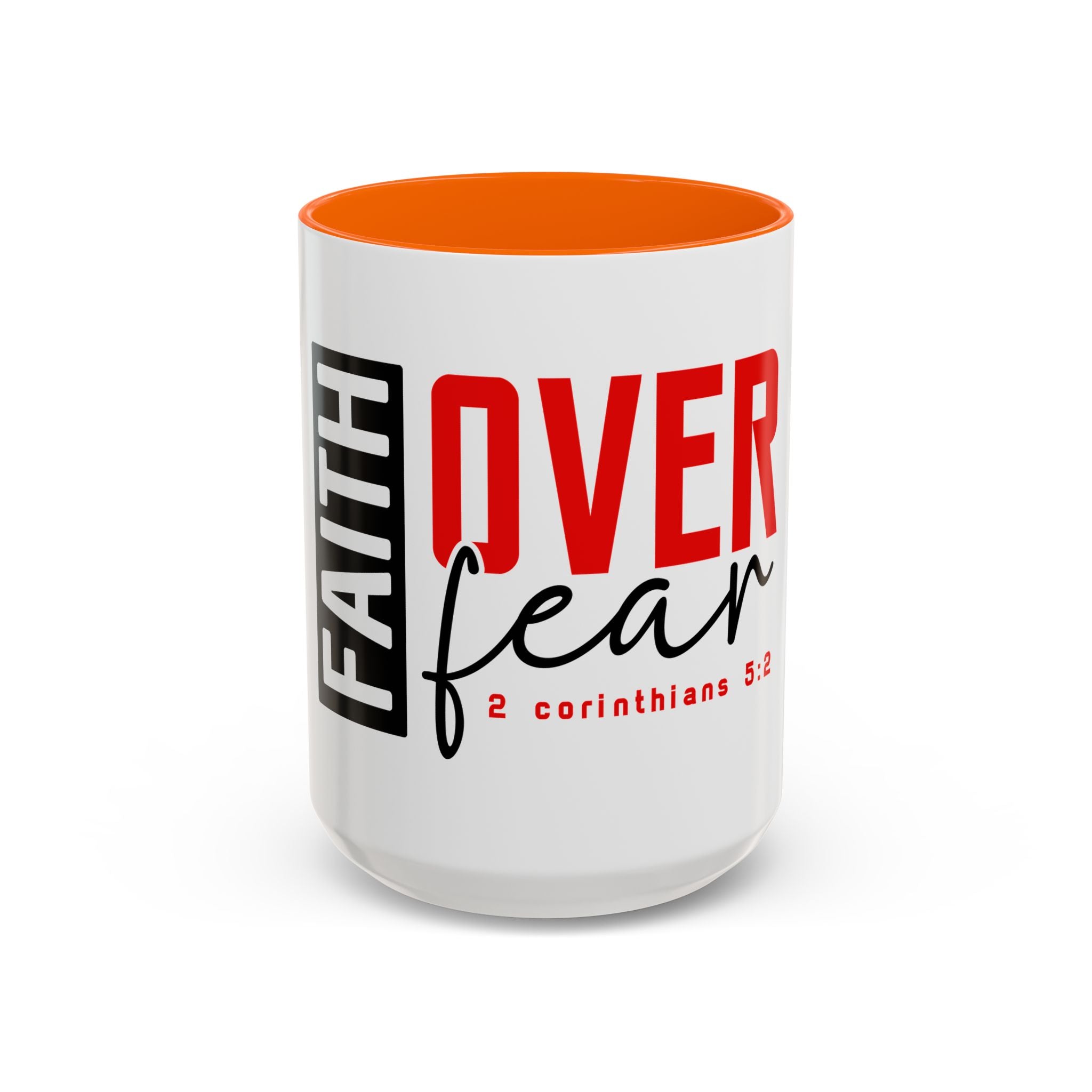 Faith Scripture Accent Coffee Mug | Gallory Hive