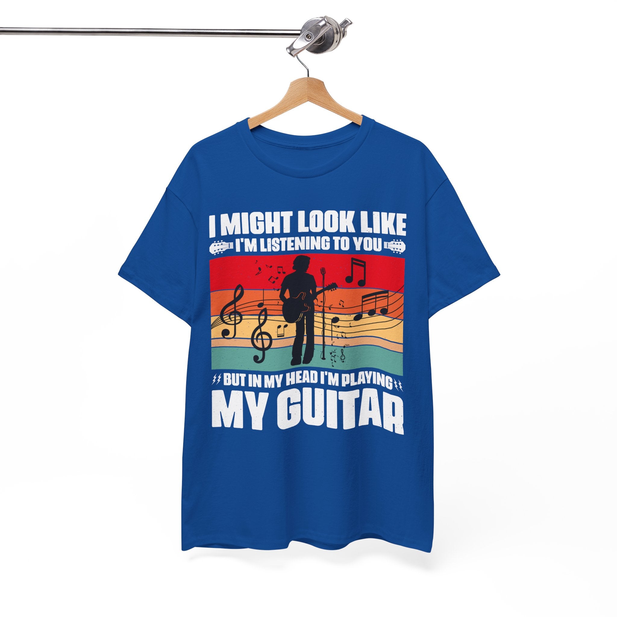 Retro Guitar Playing Mind T-Shirt | Gallory Hive