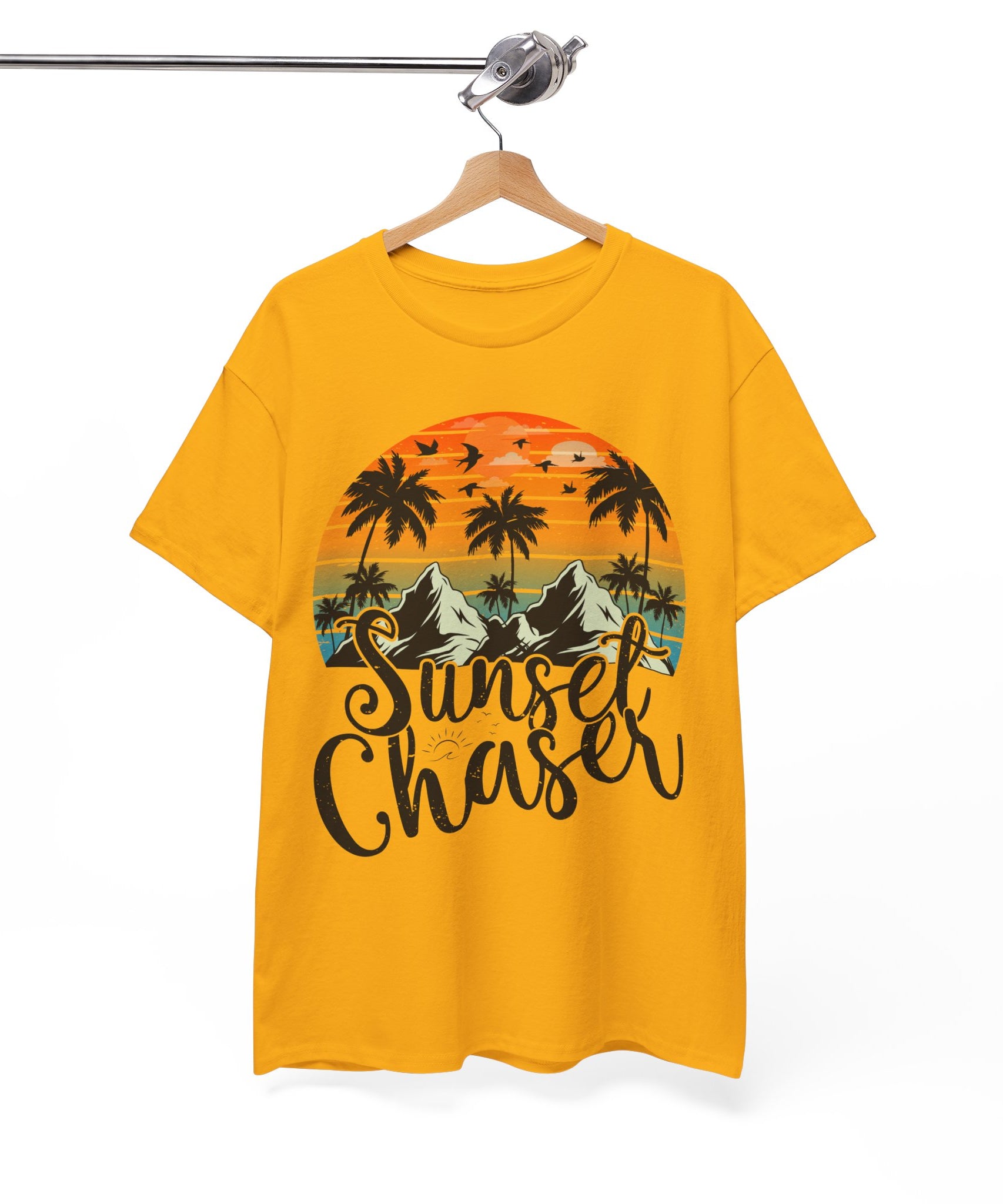 Sunset Surf Tee – Tropical & Mountain Vibes