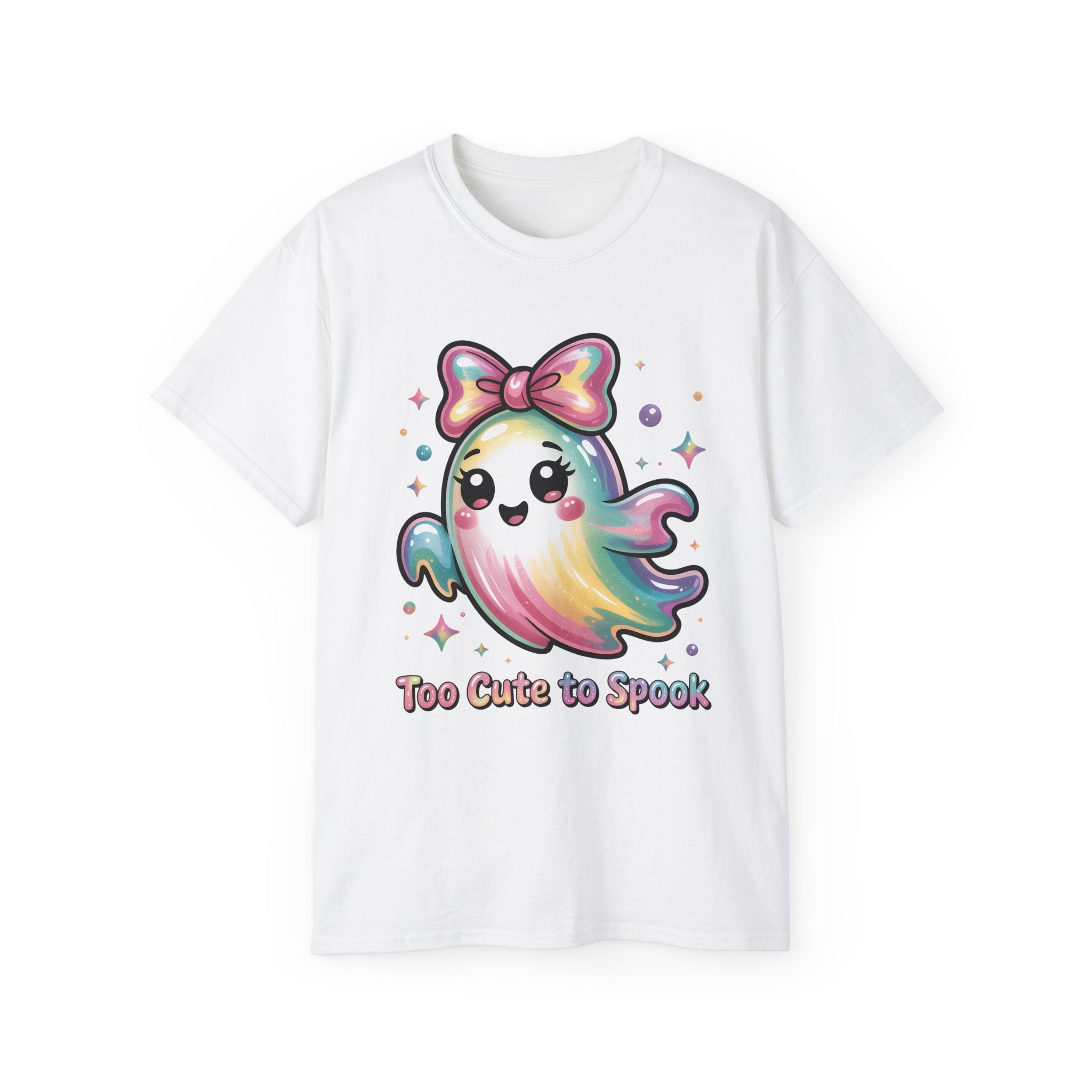 Rainbow Ghost Halloween Spooky T-Shirt