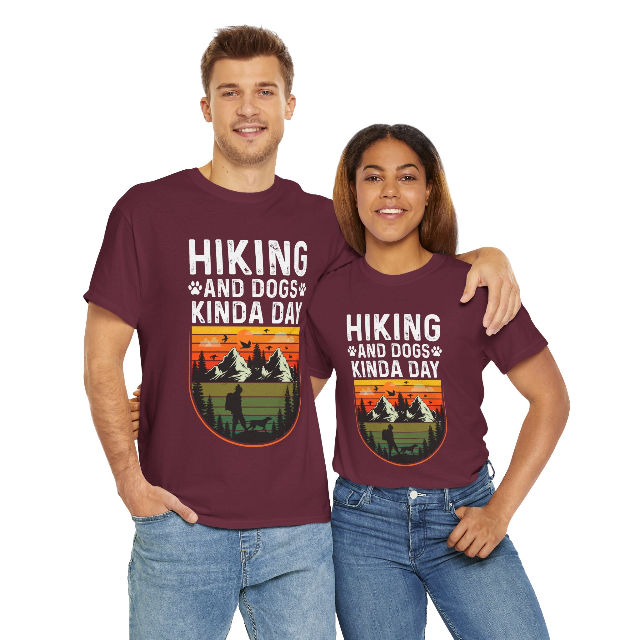 Hiking Buddy Sunset Graphic Tee
