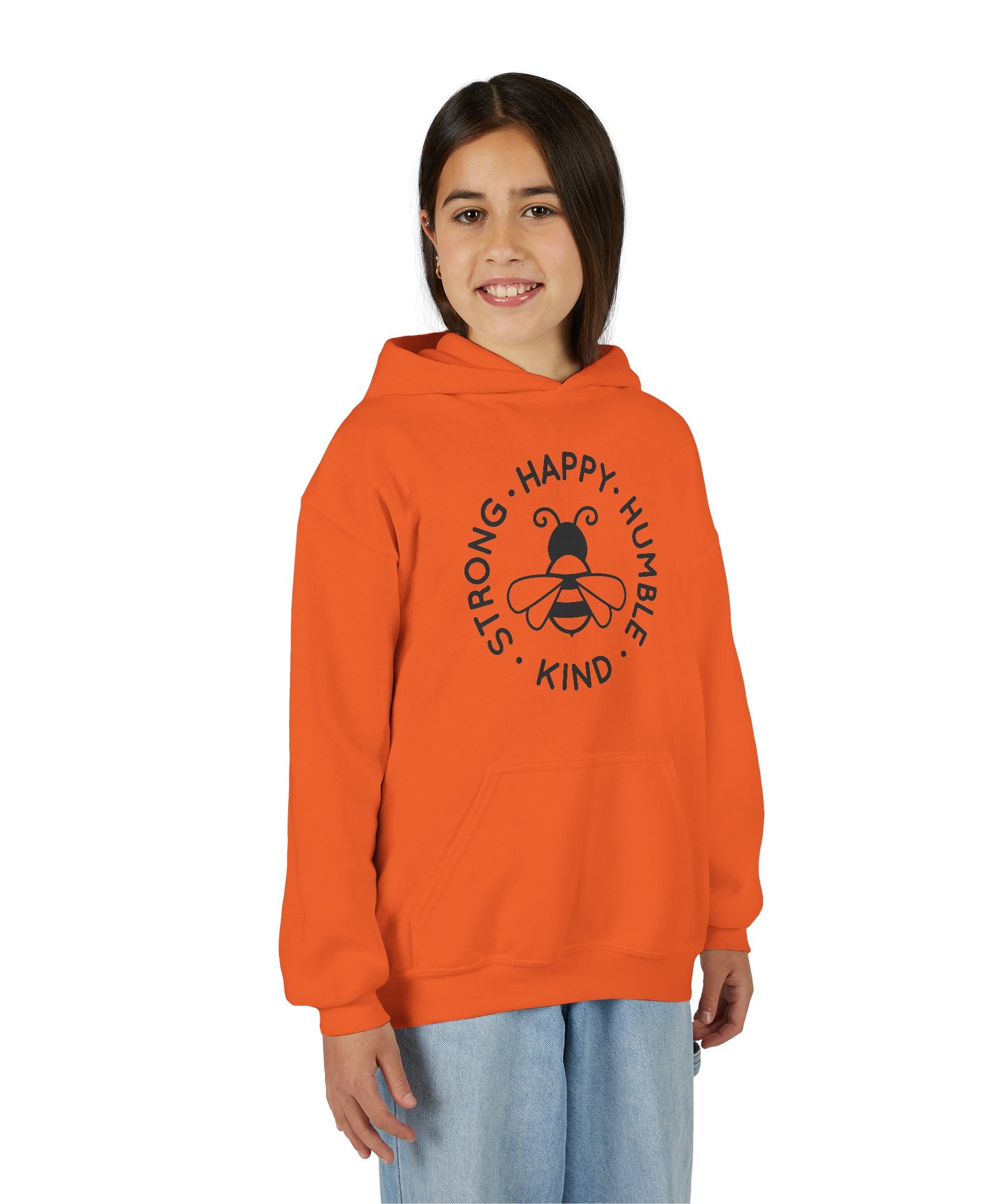 Unisex Kid's "Strong Happy Humble Kind" Hoodie