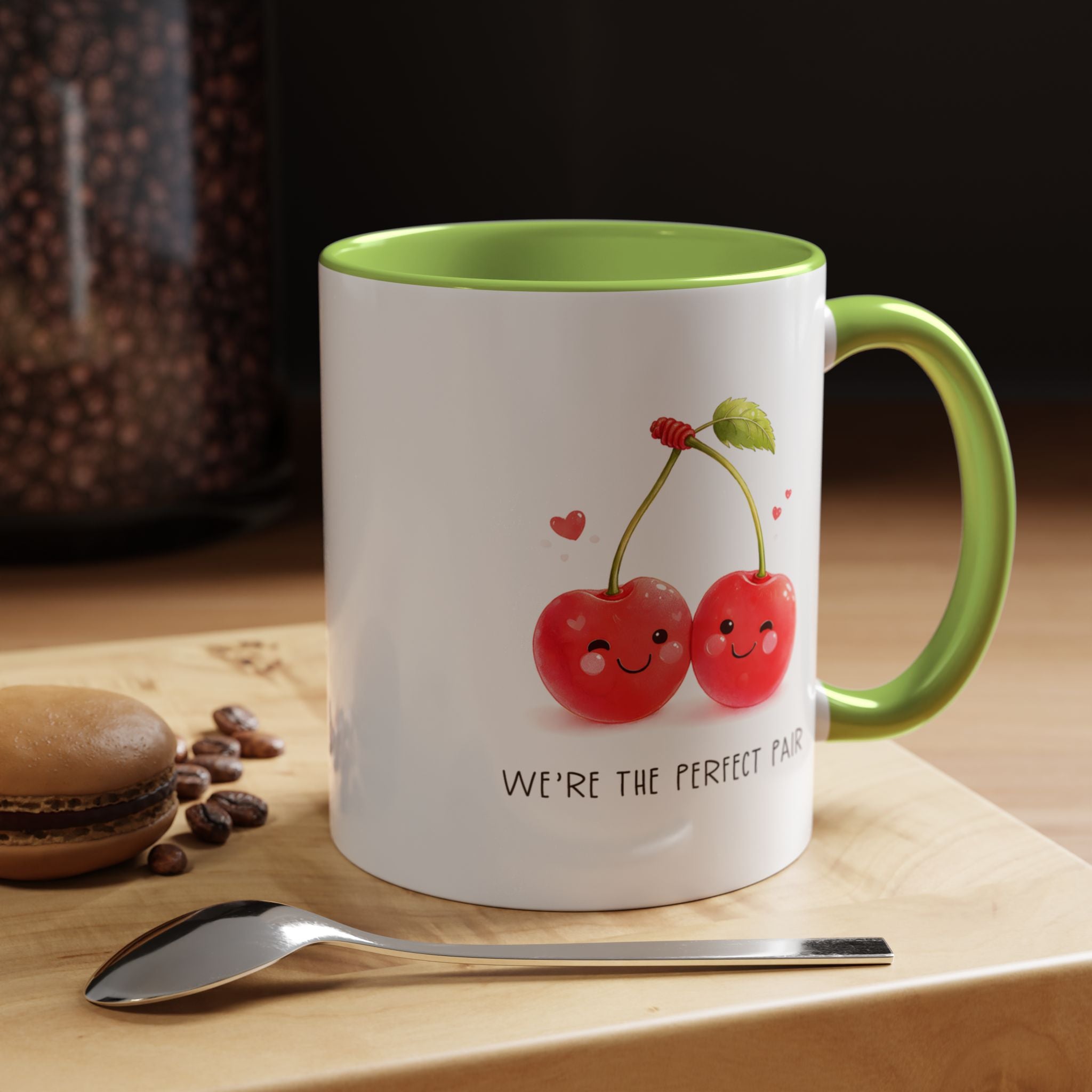 Funny Cherry Couple Ceramic Coffee Mug | Gallory Hive