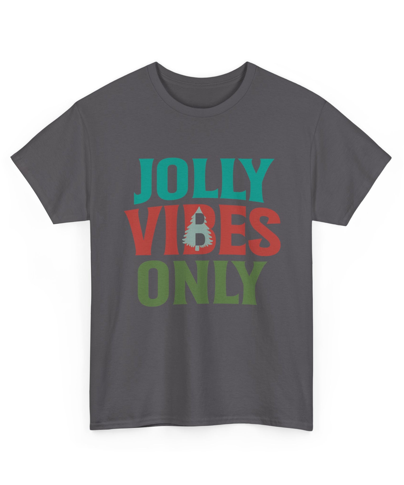 Festive Jolly Vibes Christmas T-Shirt | Gallory Hive