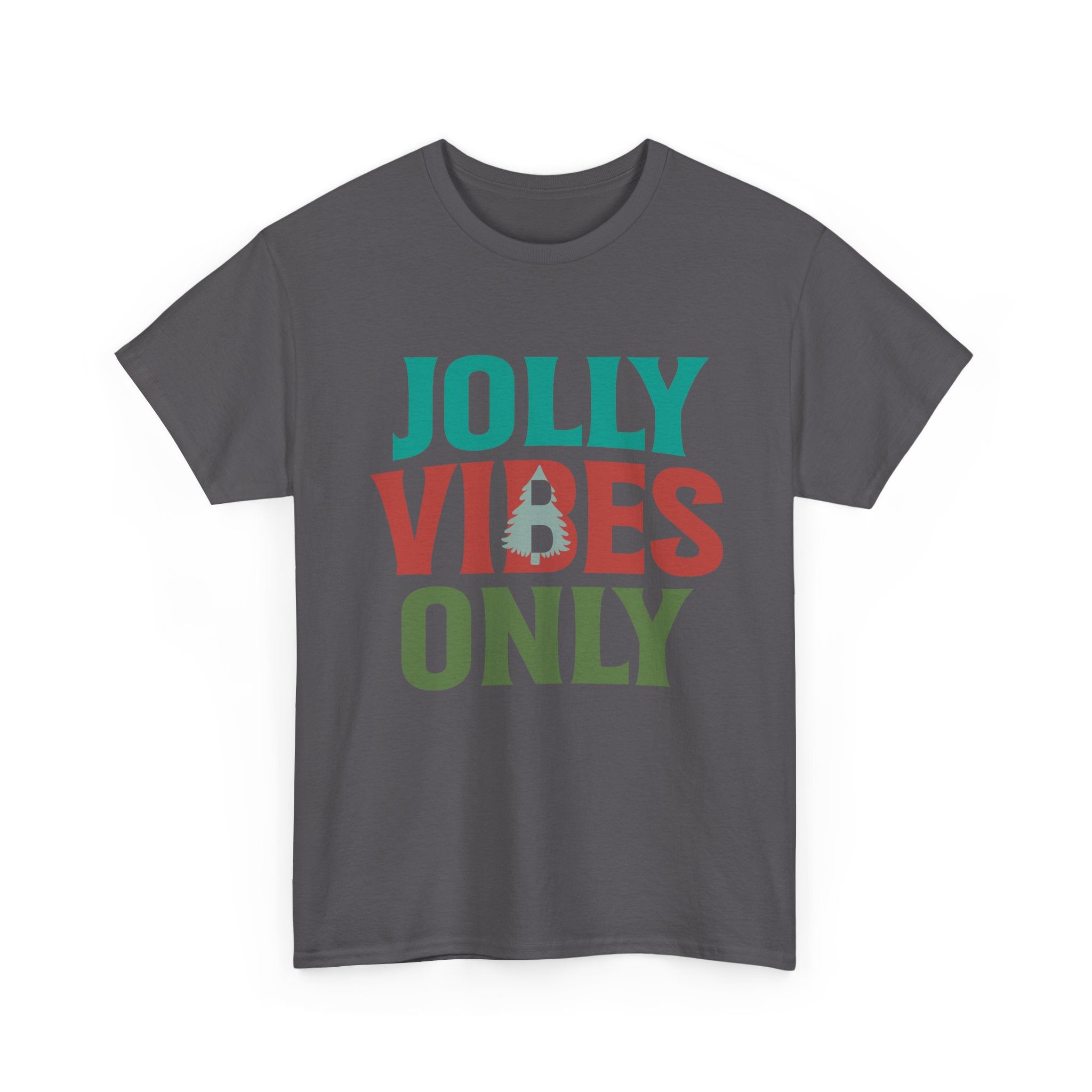 Festive Jolly Vibes Christmas T-Shirt | Gallory Hive